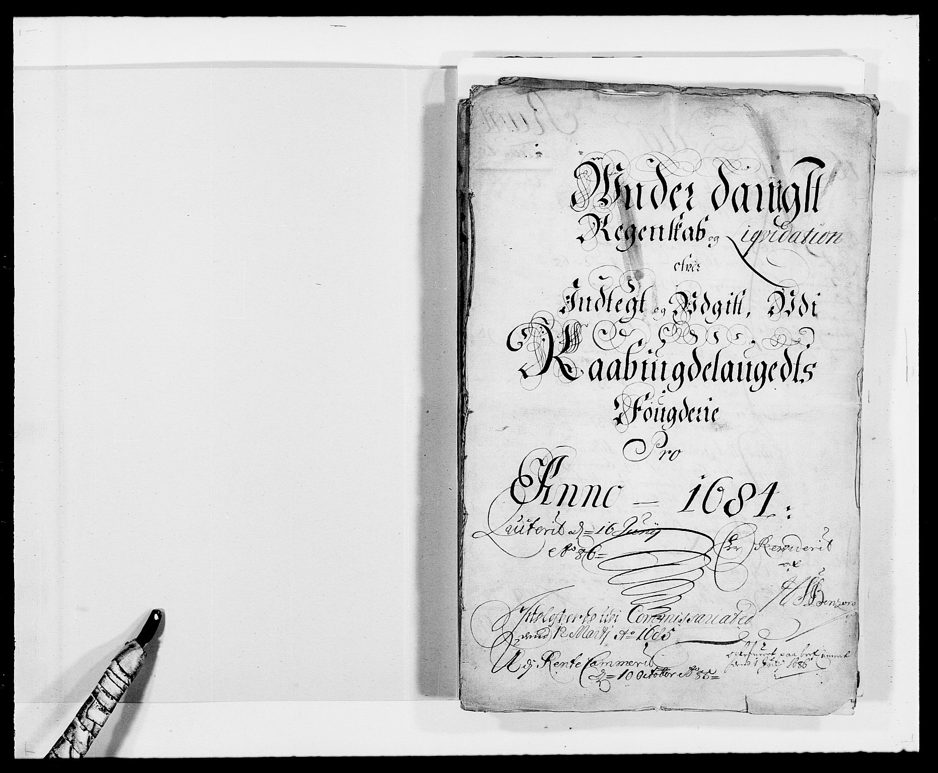 Rentekammeret inntil 1814, Reviderte regnskaper, Fogderegnskap, RA/EA-4092/R40/L2439: Fogderegnskap Råbyggelag, 1684-1685, p. 2