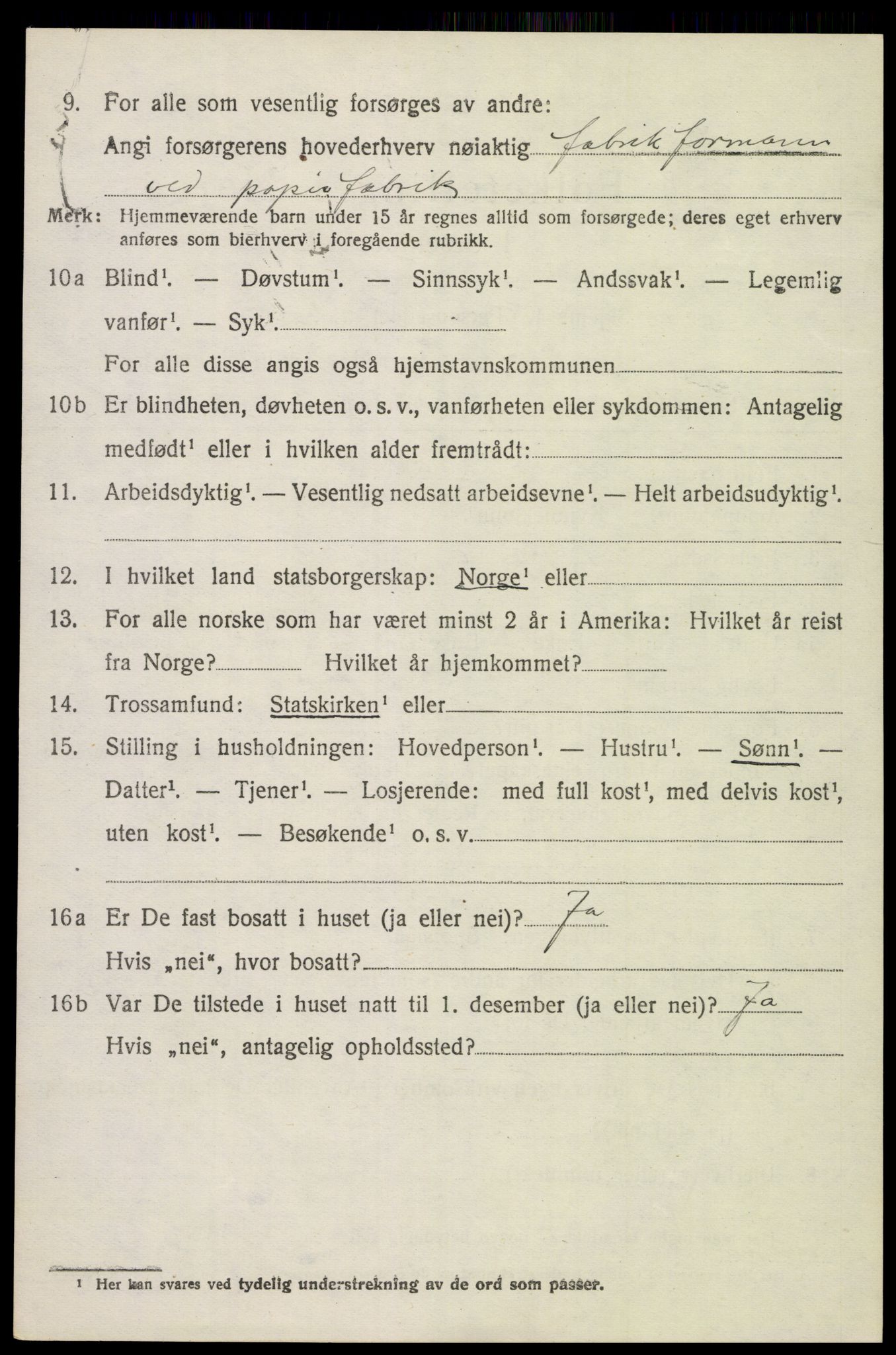 SAH, 1920 census for Løten, 1920, p. 2634