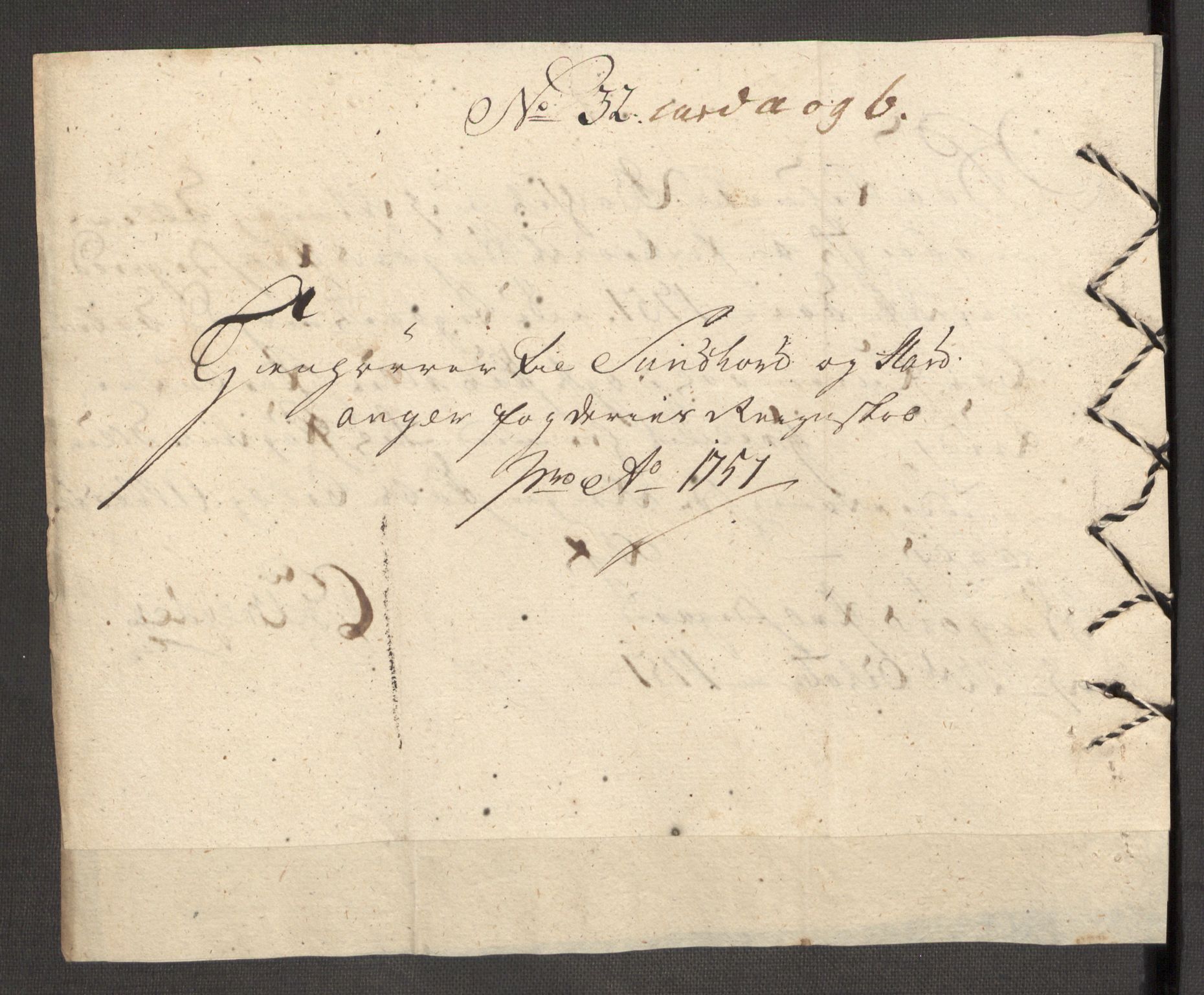 Rentekammeret inntil 1814, Reviderte regnskaper, Fogderegnskap, AV/RA-EA-4092/R48/L3056: Fogderegnskap Sunnhordland og Hardanger, 1751, p. 279