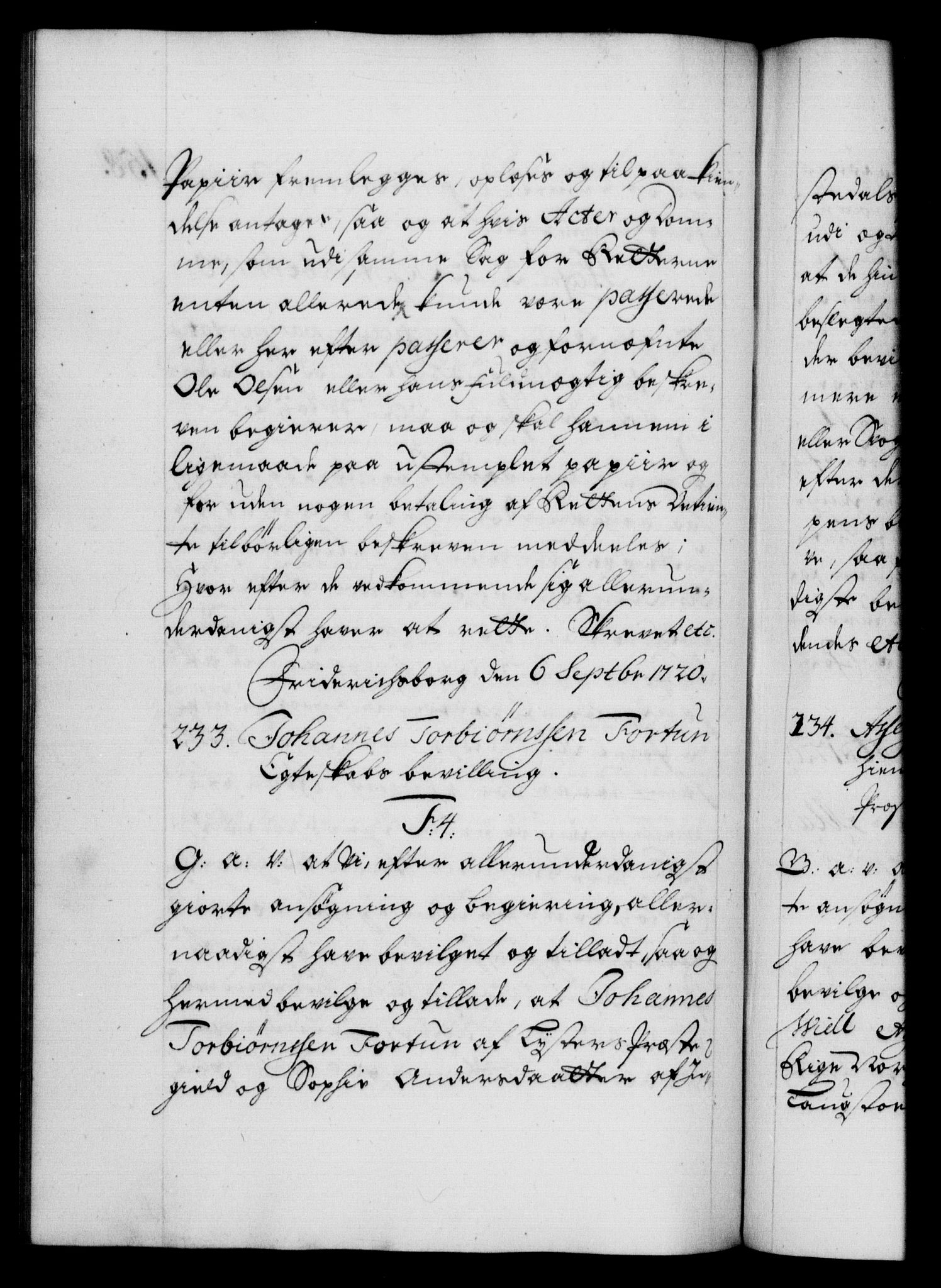 Danske Kanselli 1572-1799, AV/RA-EA-3023/F/Fc/Fca/Fcaa/L0023: Norske registre, 1720-1722, p. 158b