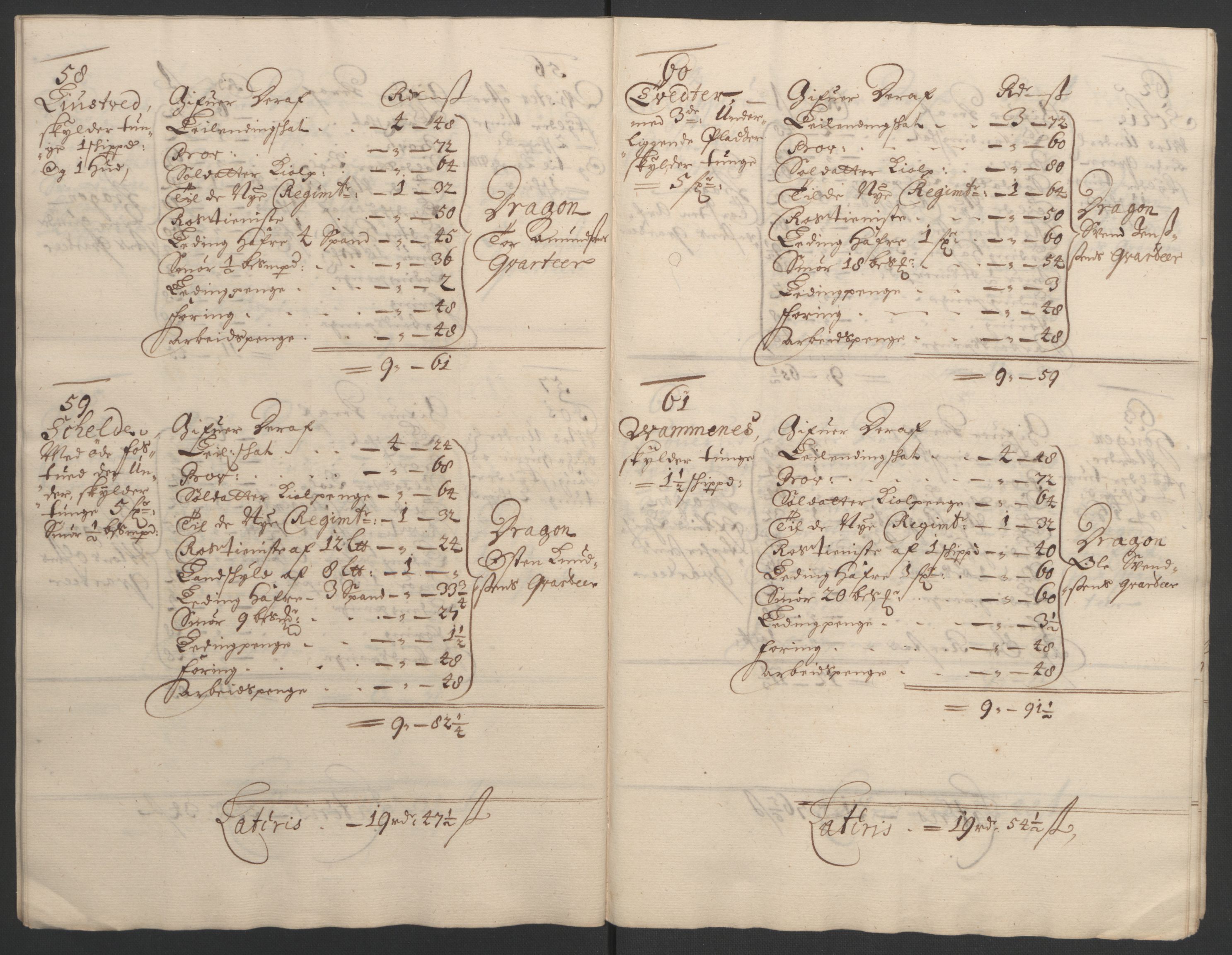 Rentekammeret inntil 1814, Reviderte regnskaper, Fogderegnskap, AV/RA-EA-4092/R05/L0278: Fogderegnskap Rakkestad, 1691-1693, p. 330