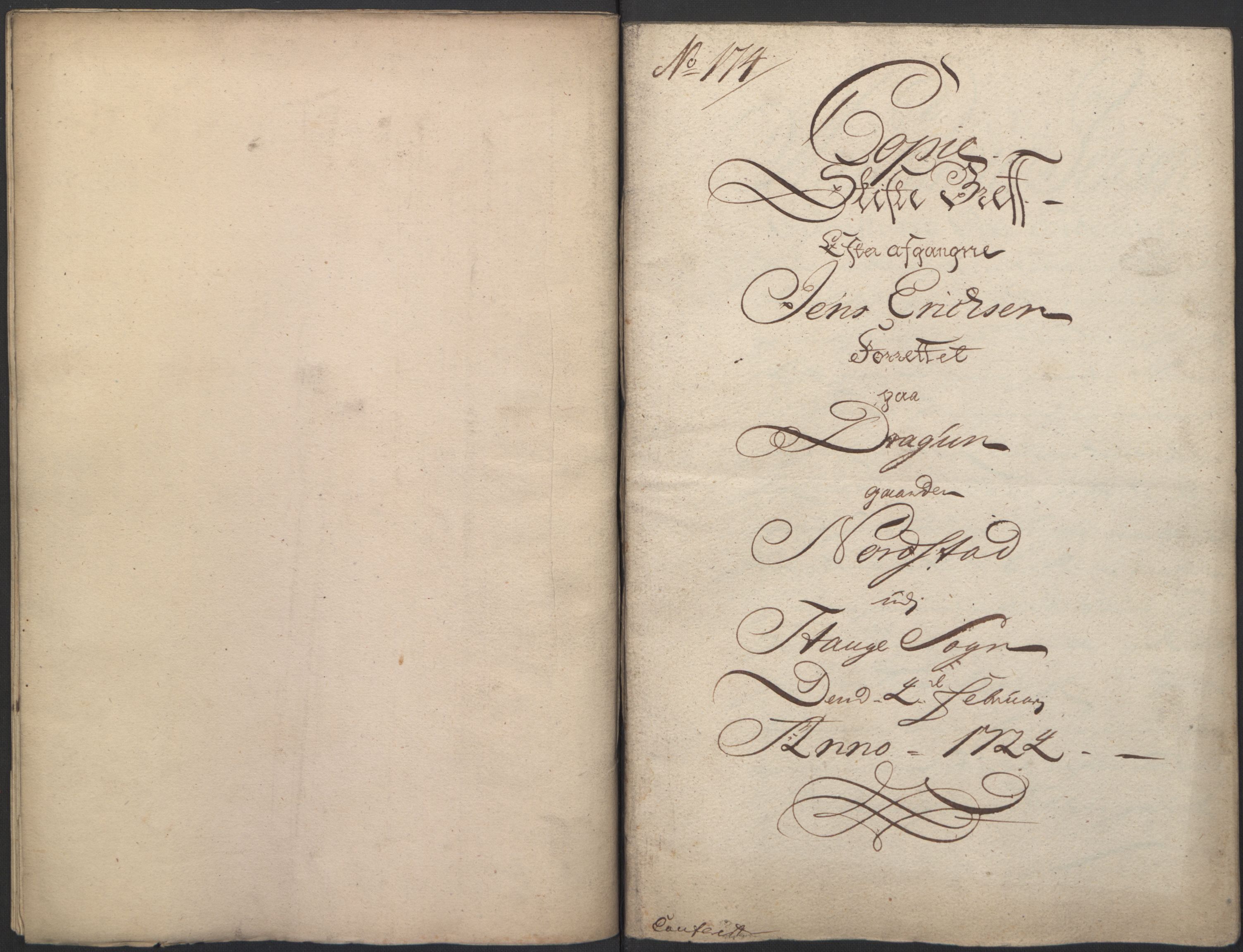 Forsvaret, Generalauditøren, AV/RA-RAFA-1772/F/Fj/Fjb/L0004: Skifter nr. 160 - 194 (1723, 1724), 1723-1724, p. 231
