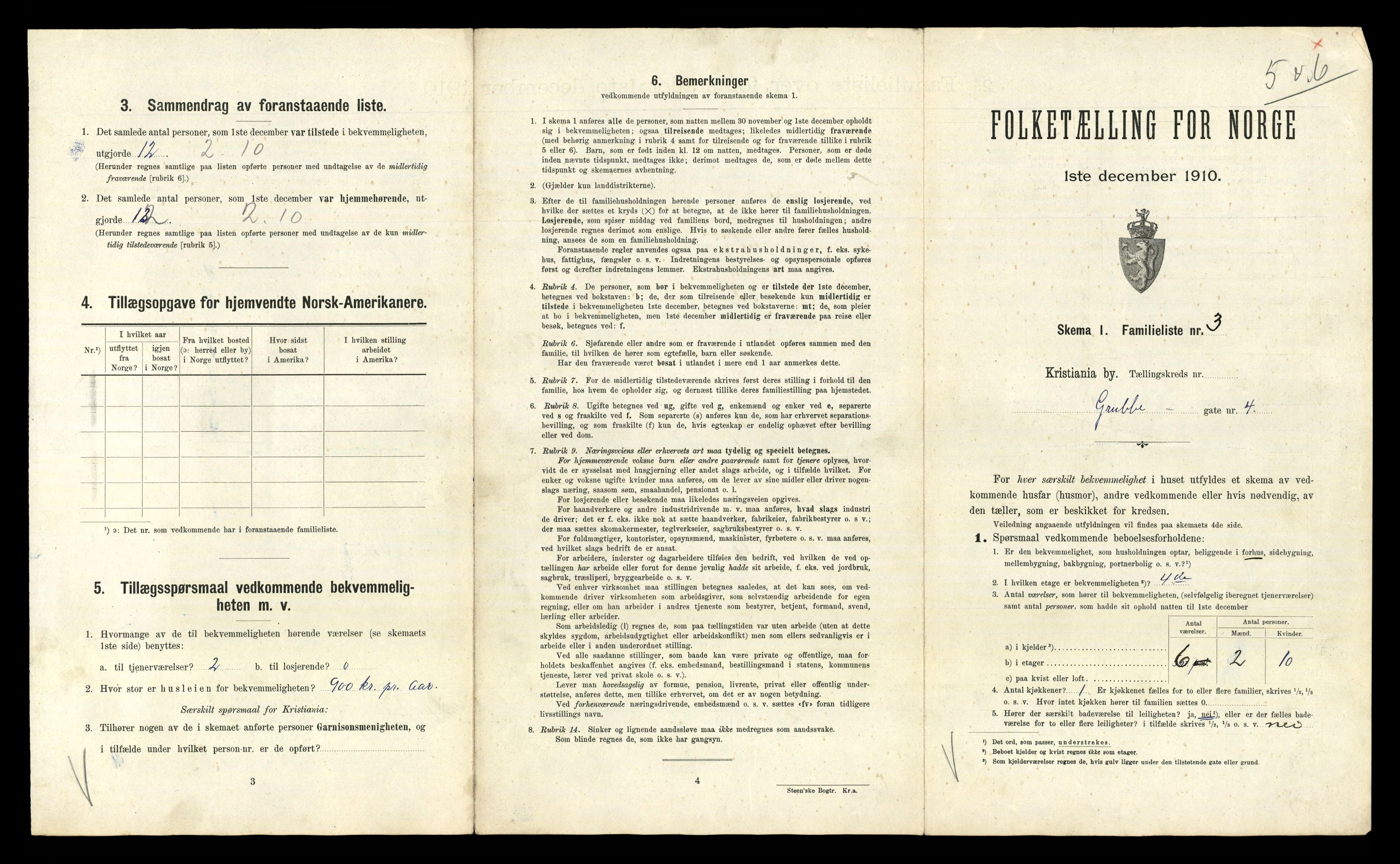 RA, 1910 census for Kristiania, 1910, p. 29219