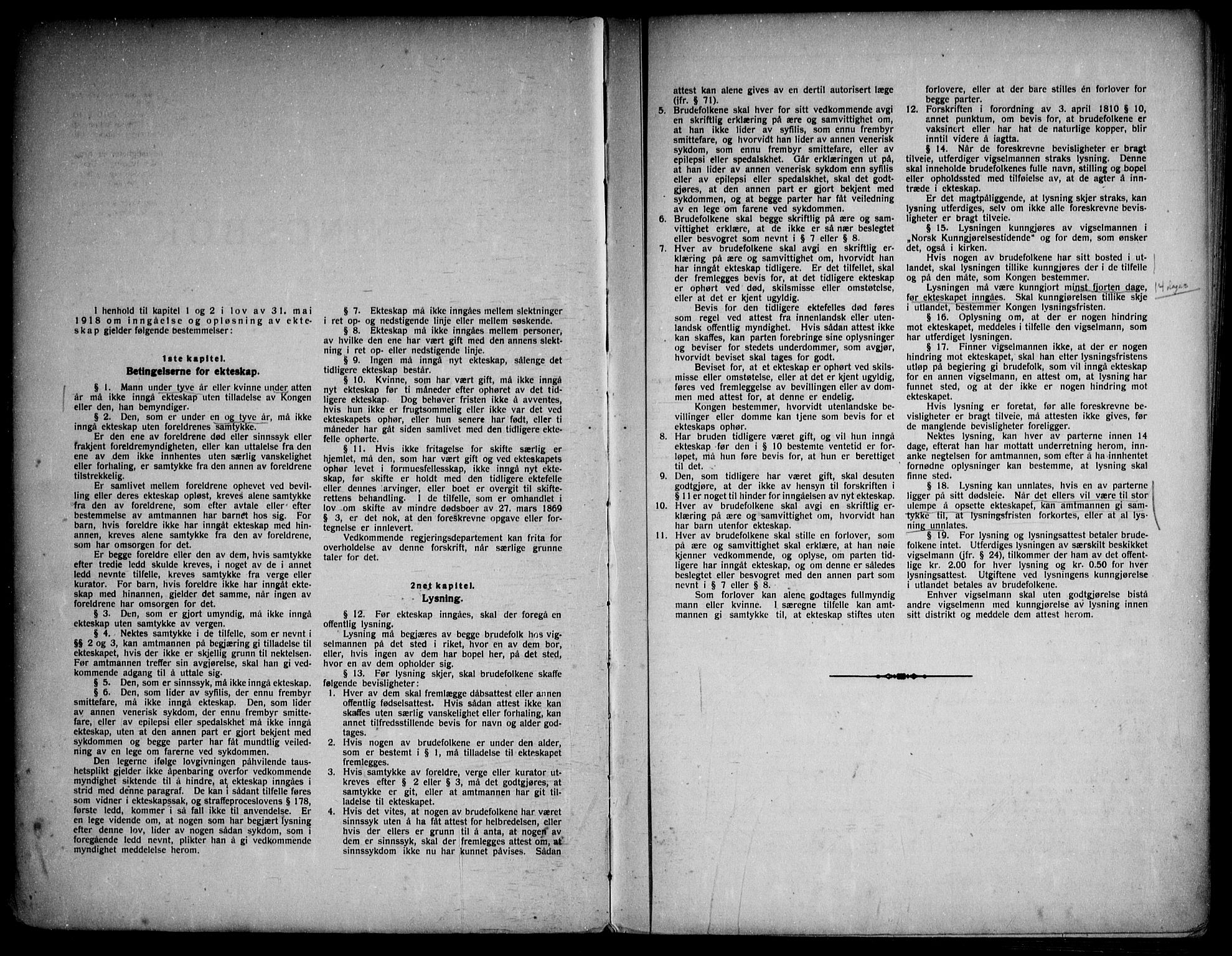 Gjerpen kirkebøker, SAKO/A-265/H/Ha/L0003: Banns register no. I 3, 1919-1946