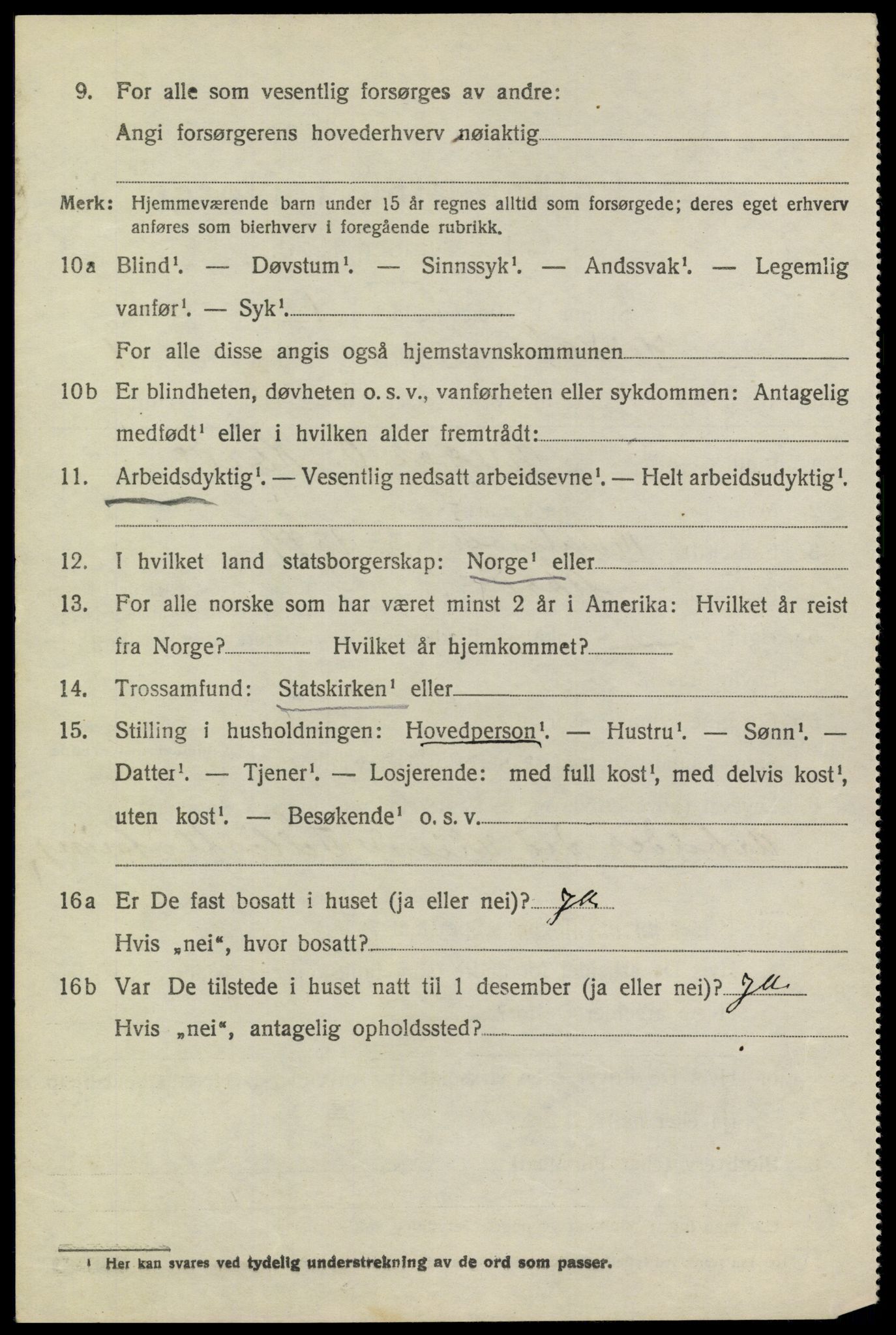 SAKO, 1920 census for Heddal, 1920, p. 1307