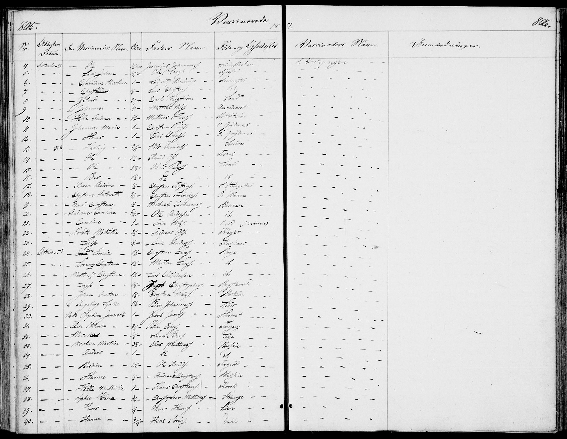 Våle kirkebøker, SAKO/A-334/F/Fa/L0009b: Parish register (official) no. I 9B, 1841-1860, p. 805-806