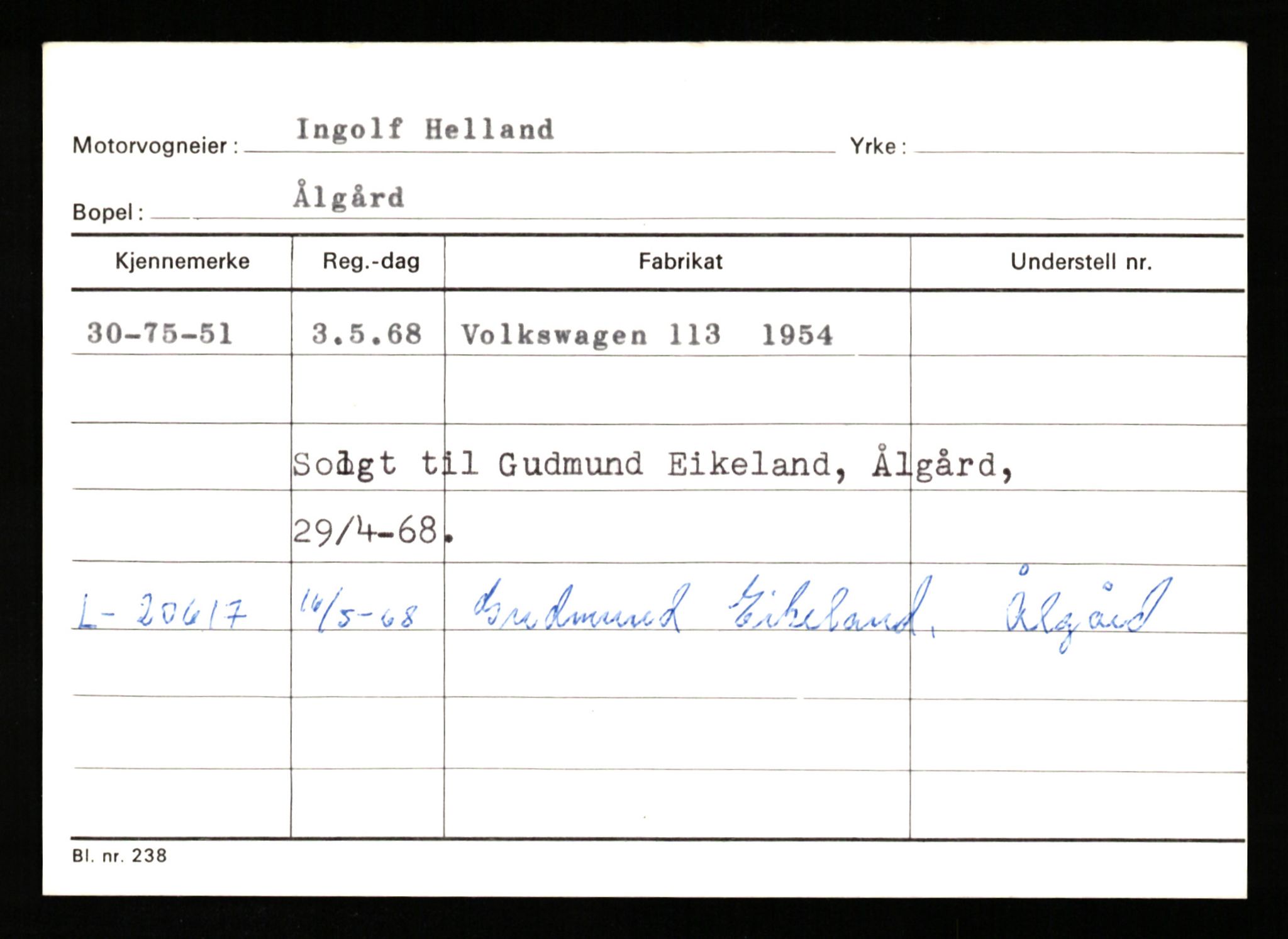 Stavanger trafikkstasjon, AV/SAST-A-101942/0/G/L0011: Registreringsnummer: 240000 - 363477, 1930-1971, p. 1571
