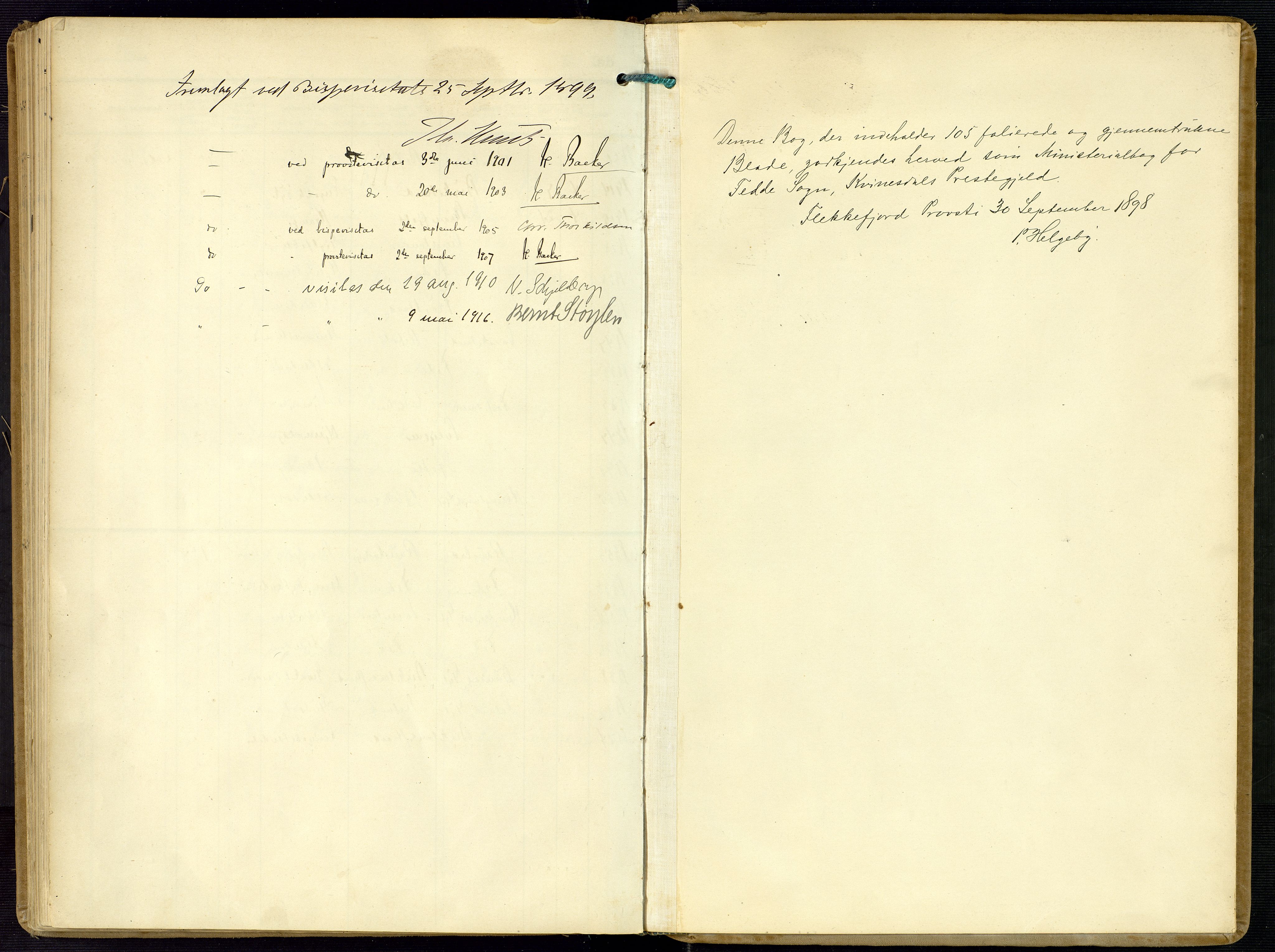 Kvinesdal sokneprestkontor, SAK/1111-0026/F/Fa/Faa/L0005: Parish register (official) no. A 5, 1898-1915