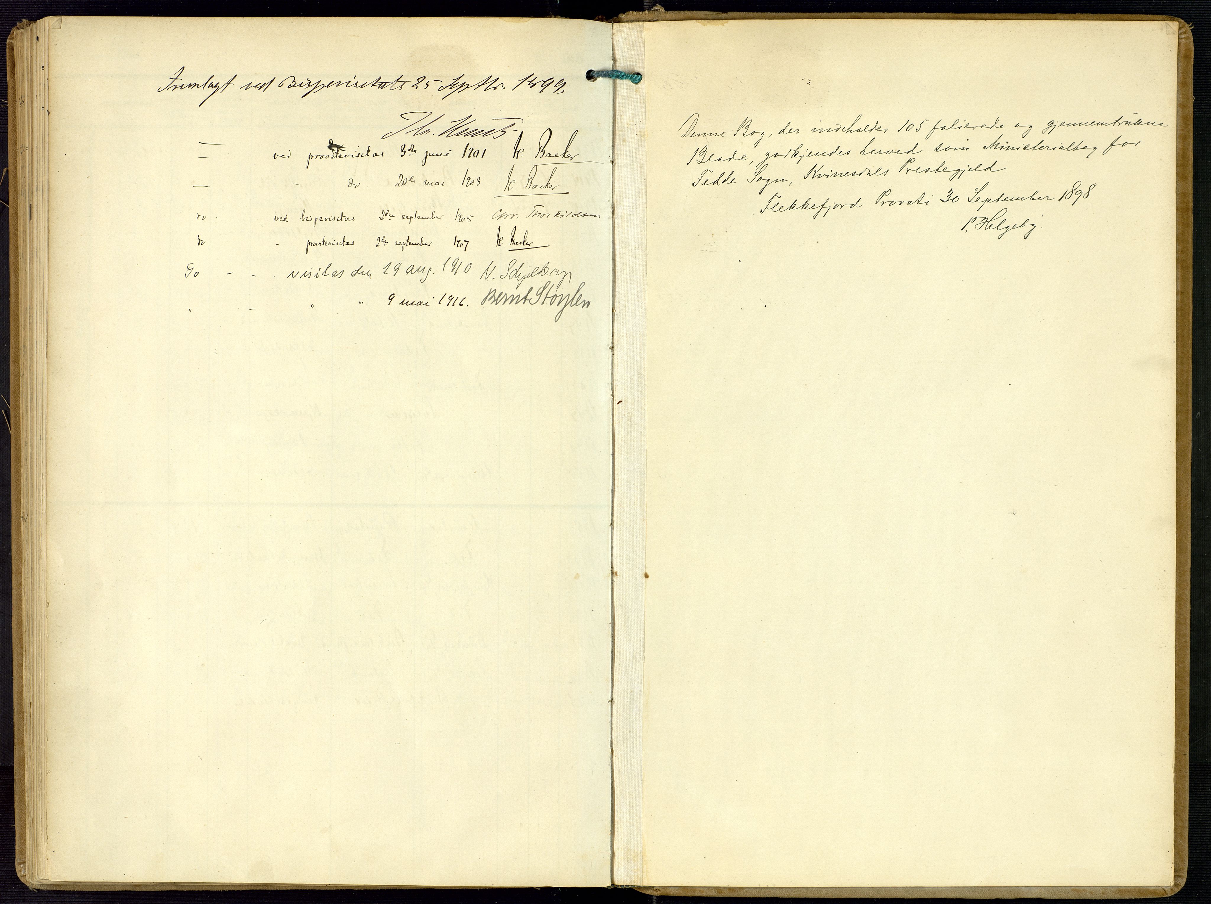 Kvinesdal sokneprestkontor, AV/SAK-1111-0026/F/Fa/Faa/L0005: Parish register (official) no. A 5, 1898-1915