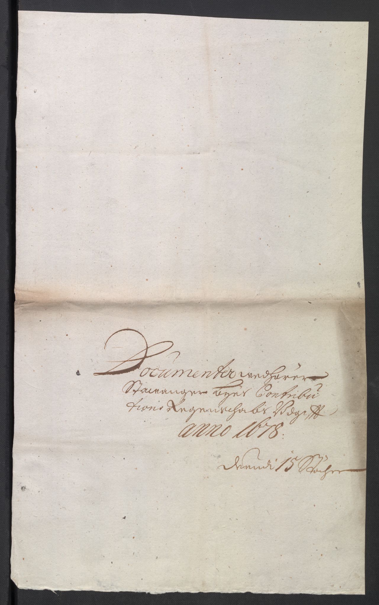 Rentekammeret inntil 1814, Reviderte regnskaper, Byregnskaper, AV/RA-EA-4066/R/Ro/L0300: [O3] Kontribusjonsregnskap, 1661-1678, p. 405