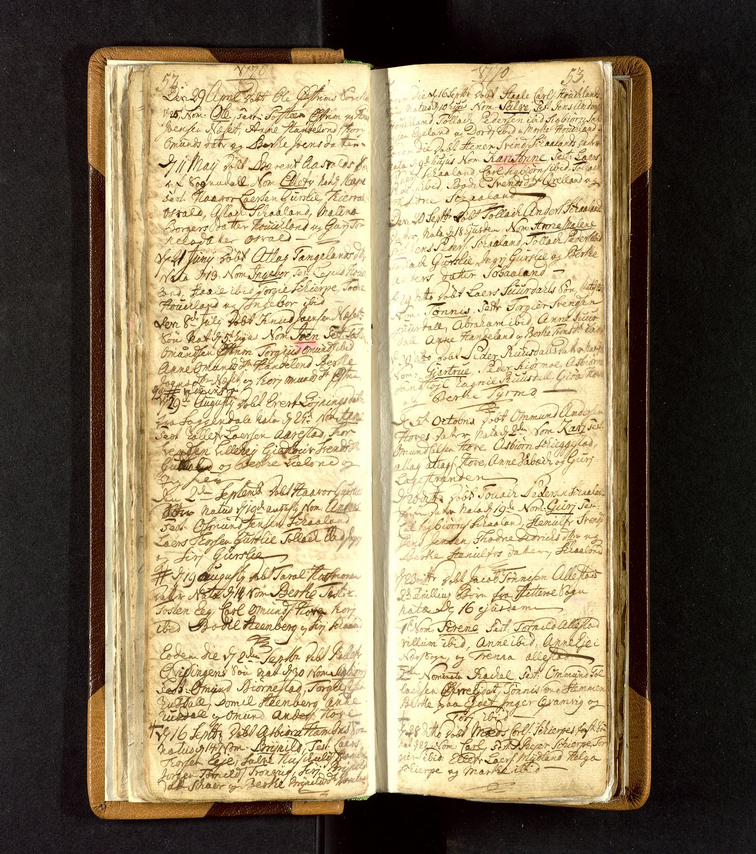 Lund sokneprestkontor, AV/SAST-A-101809/S06/L0003: Parish register (official) no. A 3, 1761-1801, p. 52-53