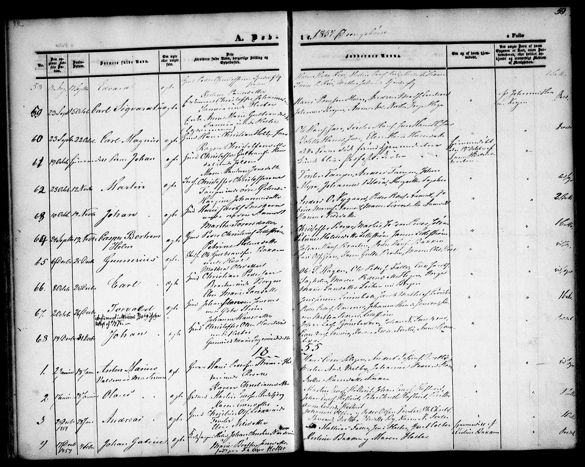 Fet prestekontor Kirkebøker, AV/SAO-A-10370a/F/Fa/L0010: Parish register (official) no. I 10, 1847-1859, p. 59