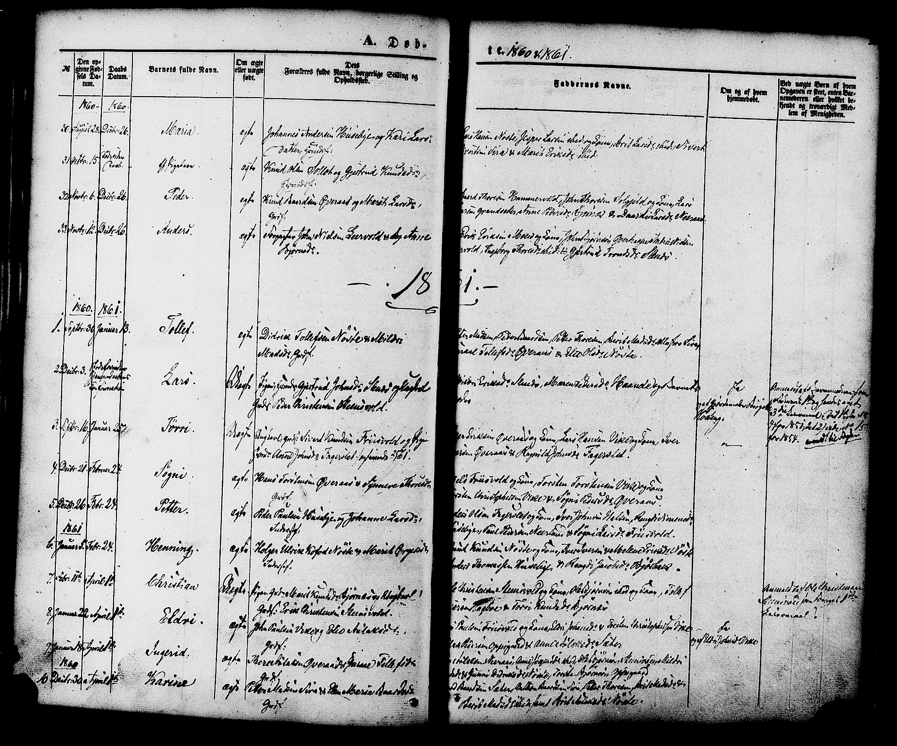 Ministerialprotokoller, klokkerbøker og fødselsregistre - Møre og Romsdal, SAT/A-1454/552/L0637: Parish register (official) no. 552A01, 1845-1879, p. 38