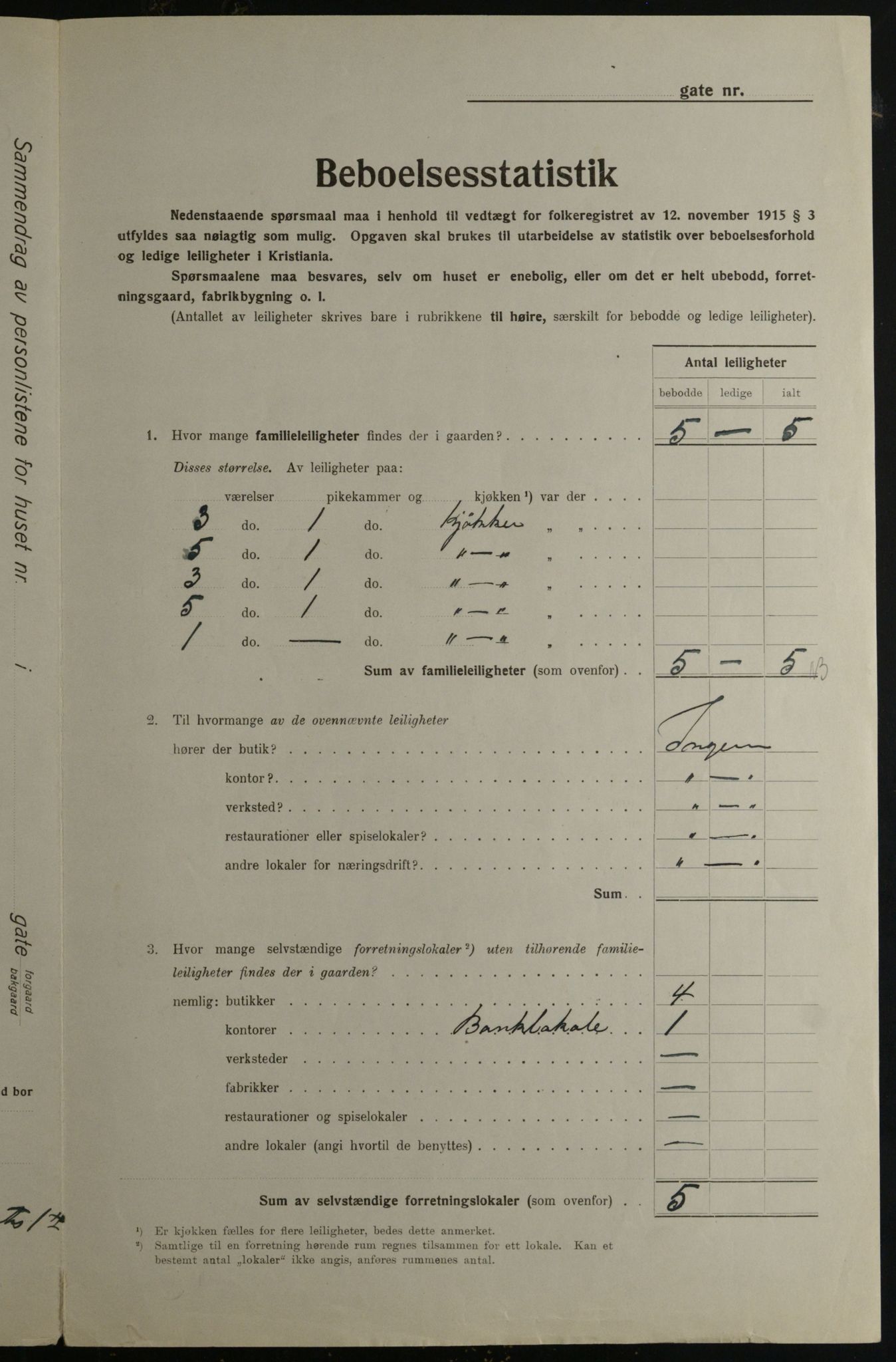 OBA, Municipal Census 1923 for Kristiania, 1923, p. 100089