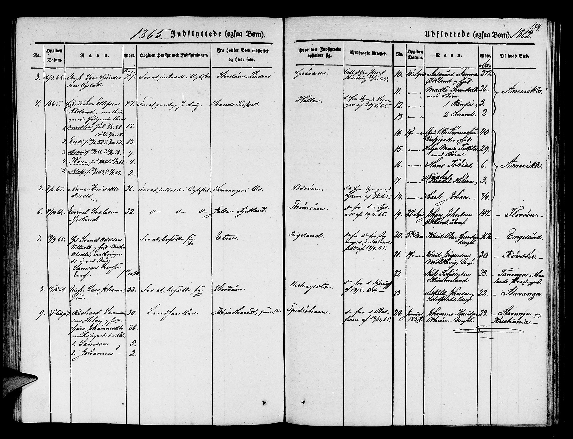 Finnås sokneprestembete, SAB/A-99925/H/Ha/Hab/Haba/L0001: Parish register (copy) no. A 1, 1851-1873, p. 184