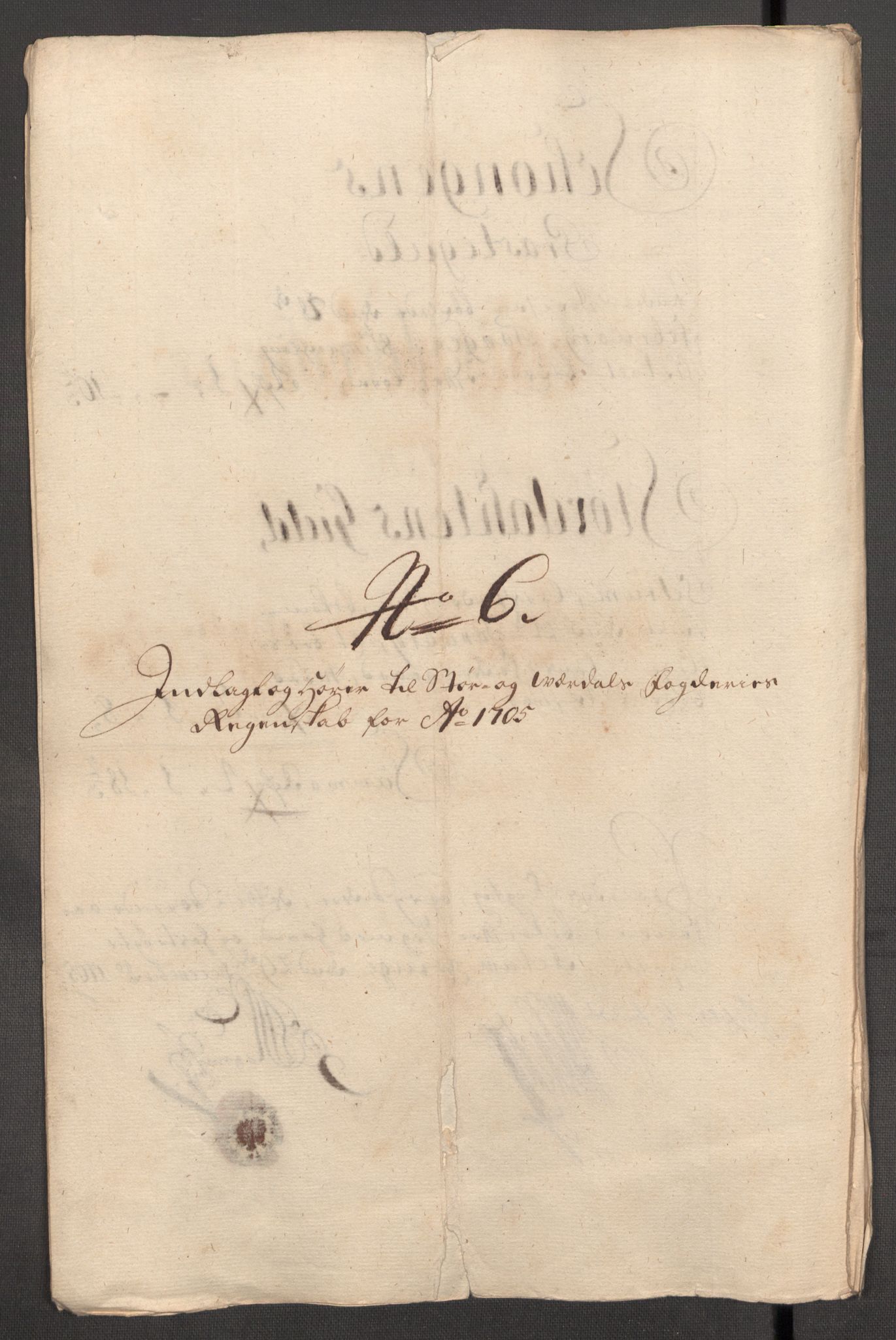 Rentekammeret inntil 1814, Reviderte regnskaper, Fogderegnskap, RA/EA-4092/R62/L4196: Fogderegnskap Stjørdal og Verdal, 1705-1706, p. 129