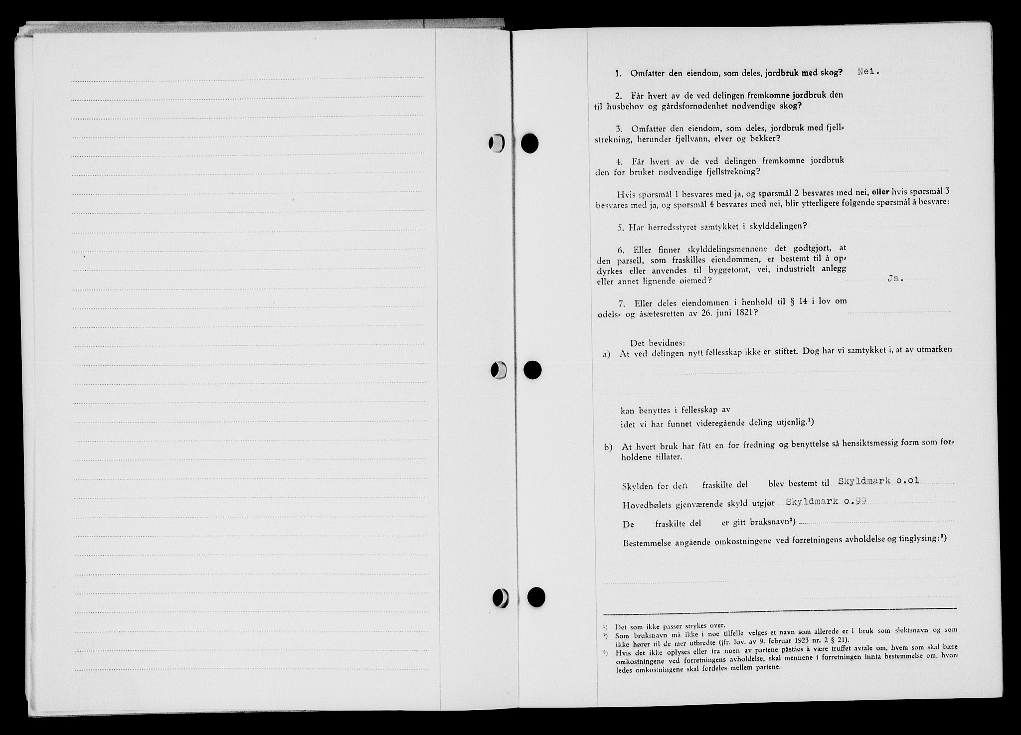 Flekkefjord sorenskriveri, SAK/1221-0001/G/Gb/Gba/L0059: Mortgage book no. A-7, 1944-1945, Diary no: : 213/1944