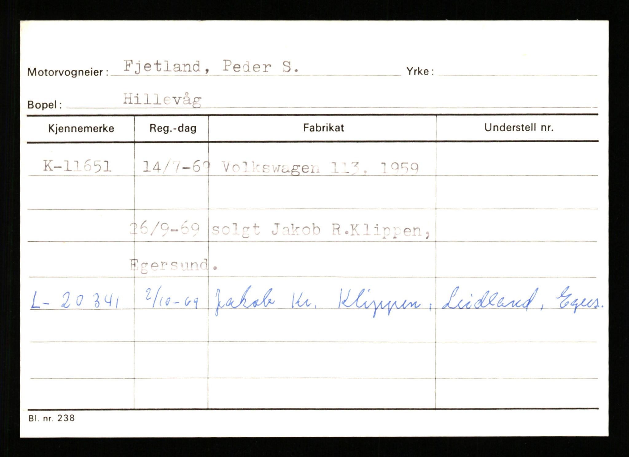 Stavanger trafikkstasjon, AV/SAST-A-101942/0/G/L0003: Registreringsnummer: 10466 - 15496, 1930-1971, p. 1209