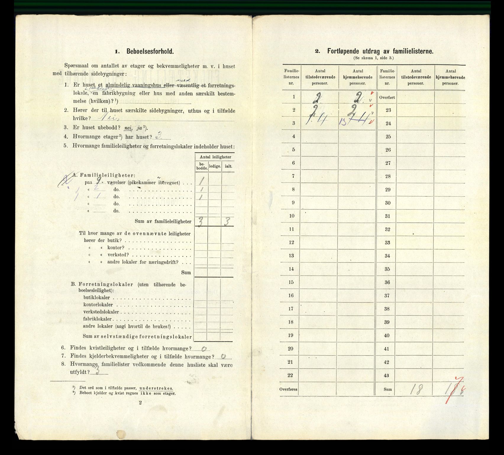 RA, 1910 census for Trondheim, 1910, p. 5672