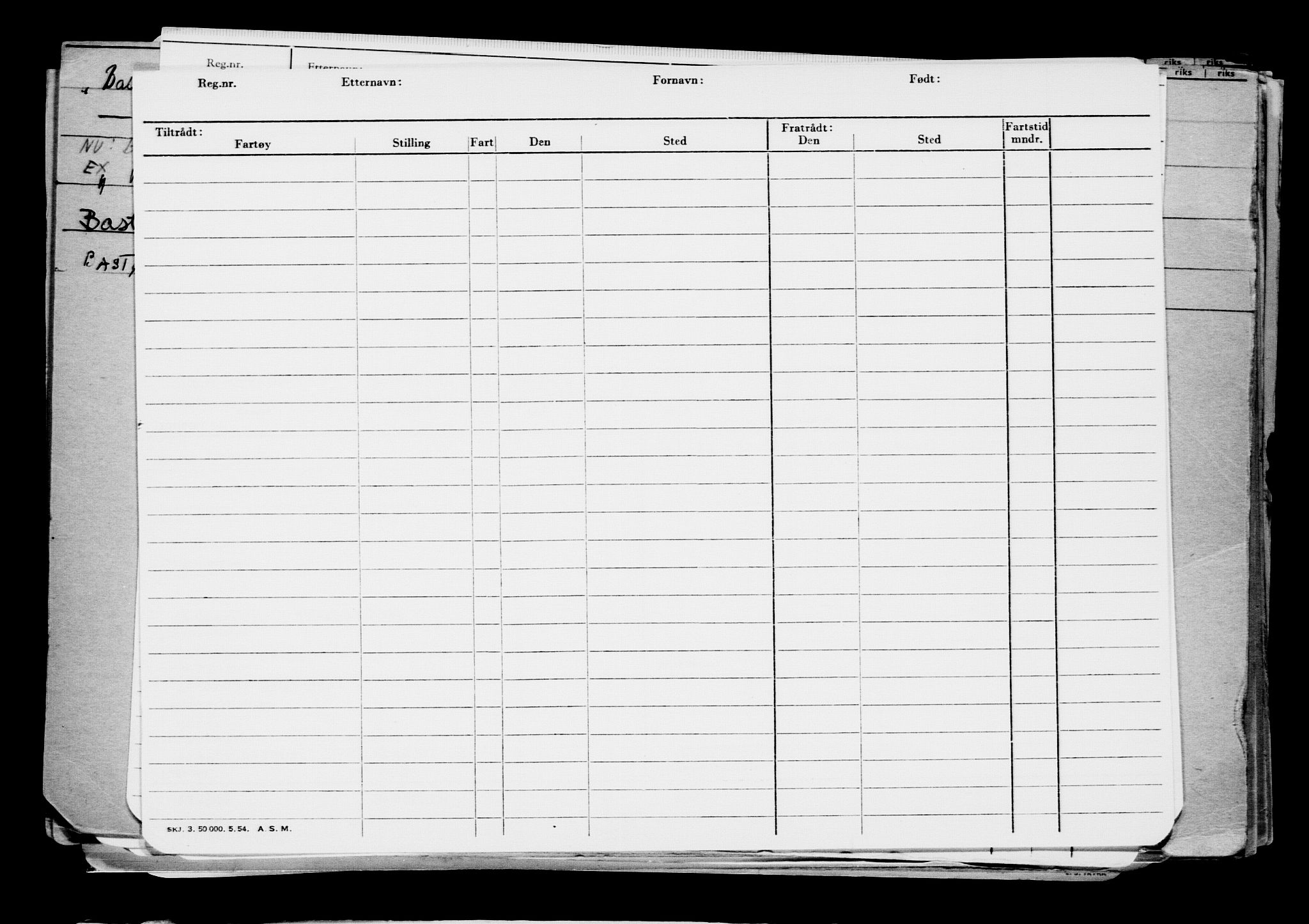 Direktoratet for sjømenn, AV/RA-S-3545/G/Gb/L0187: Hovedkort, 1920, p. 543