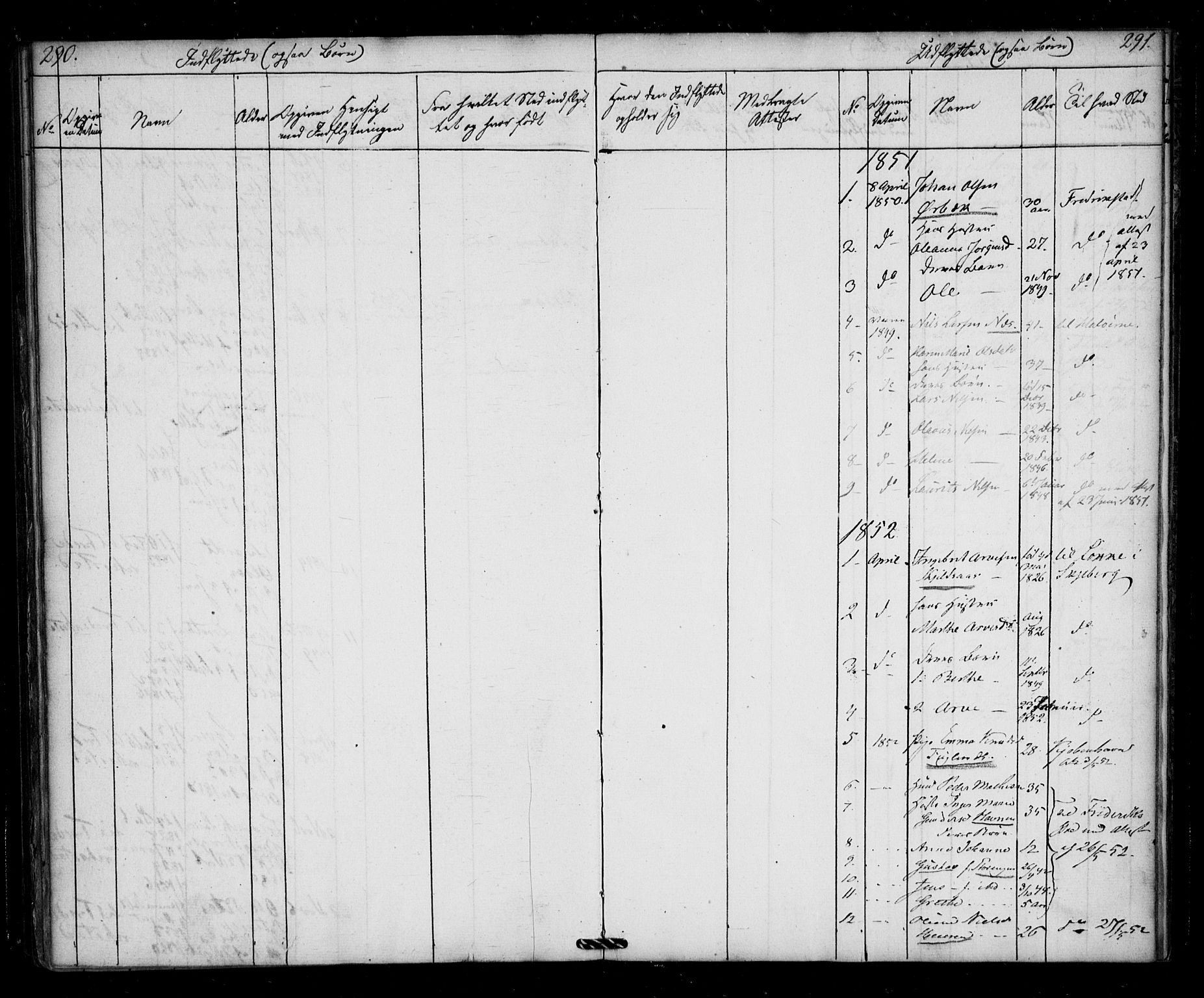 Borge prestekontor Kirkebøker, AV/SAO-A-10903/F/Fb/L0001: Parish register (official) no. II 1, 1836-1852, p. 290-291