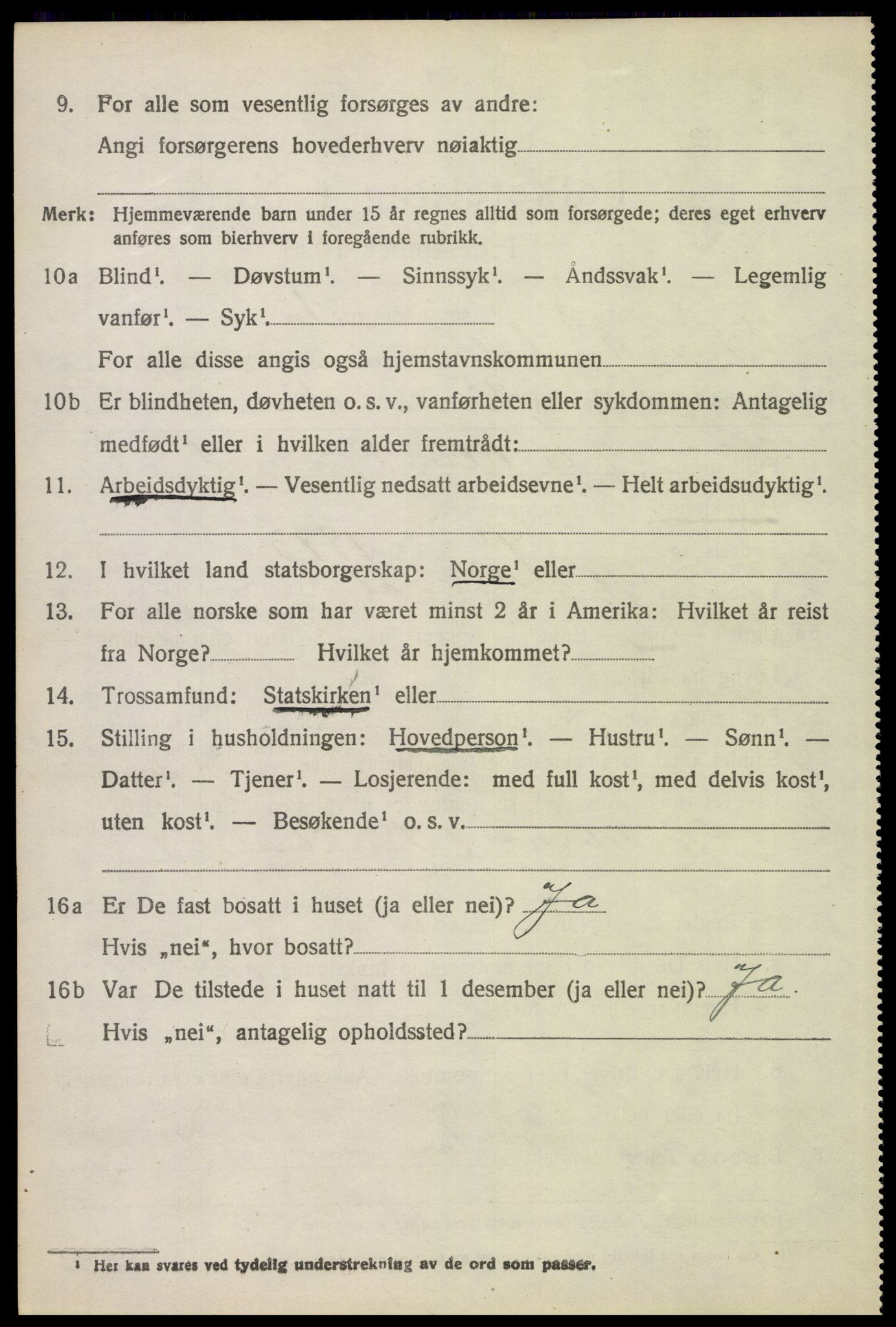SAH, 1920 census for Ytre Rendal, 1920, p. 1770
