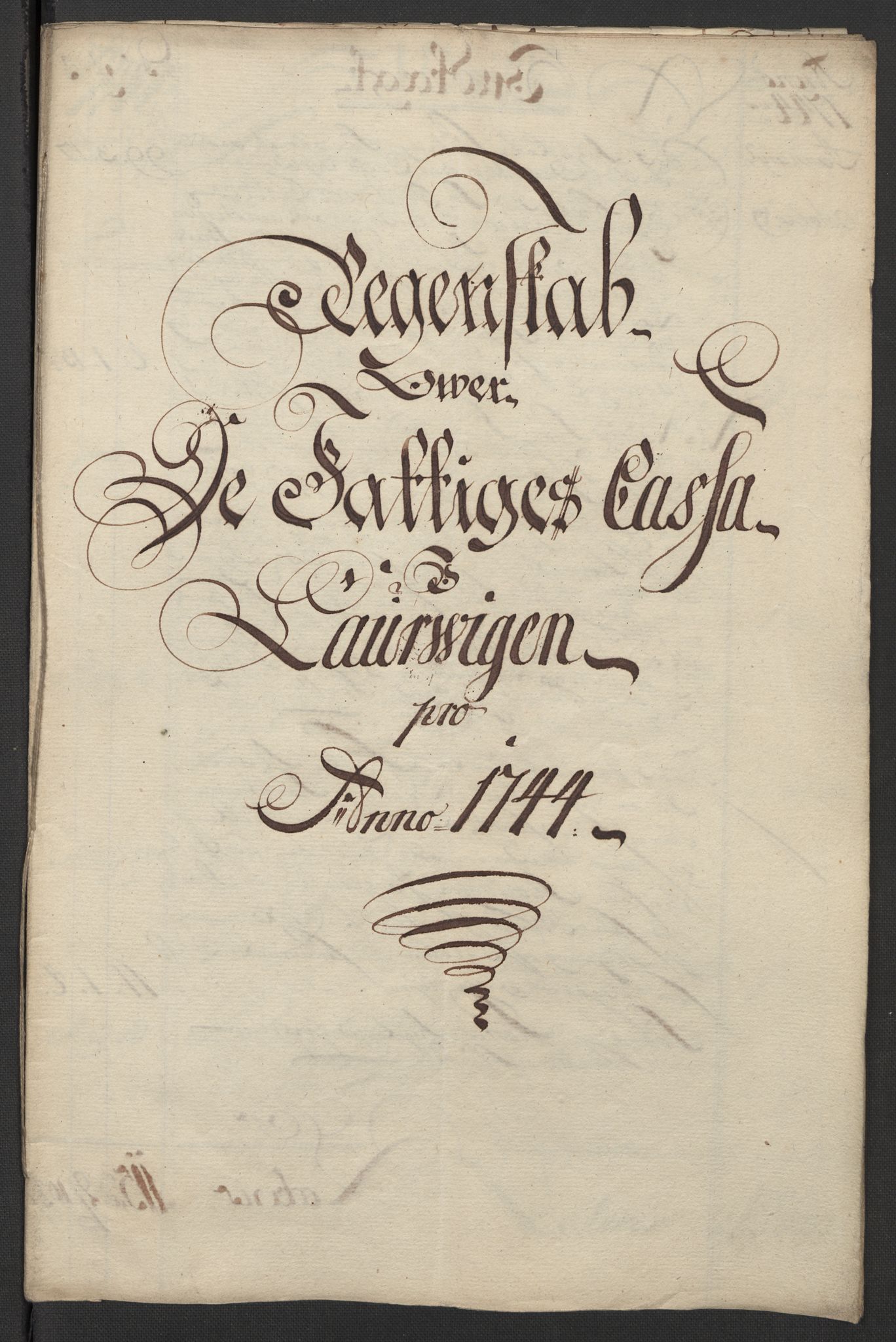 Kristiania tukthus, AV/SAO-A-10644/A/Ad/Adb/L0011: Innkomne skriv, rapporter og regnskap, 1742-1783, p. 23