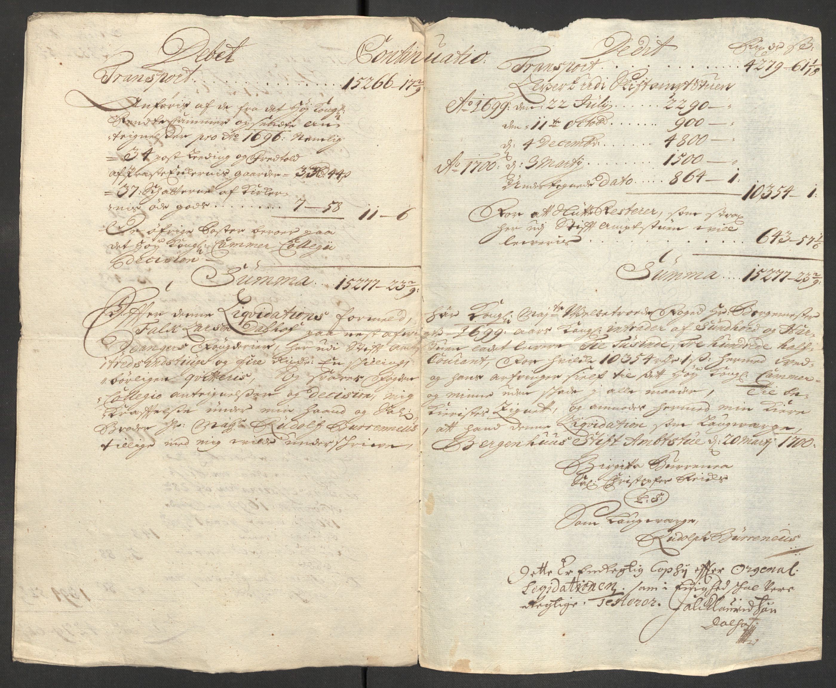 Rentekammeret inntil 1814, Reviderte regnskaper, Fogderegnskap, AV/RA-EA-4092/R48/L2978: Fogderegnskap Sunnhordland og Hardanger, 1699, p. 573