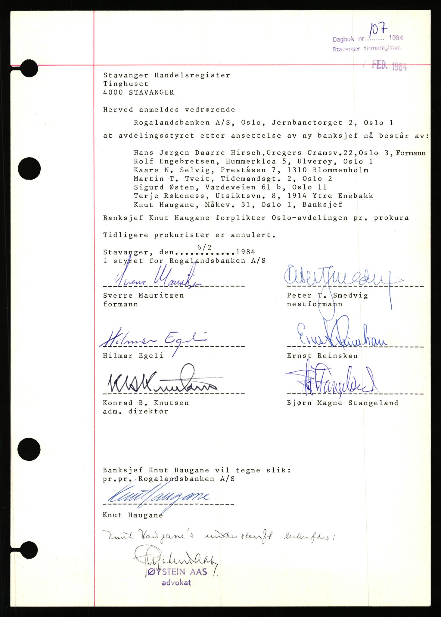 Stavanger byfogd, AV/SAST-A-101408/002/J/Jd/Jde/L0050: Registreringsmeldinger og bilag. Aksjeselskap, 653 J-693, 1918-1982, p. 4