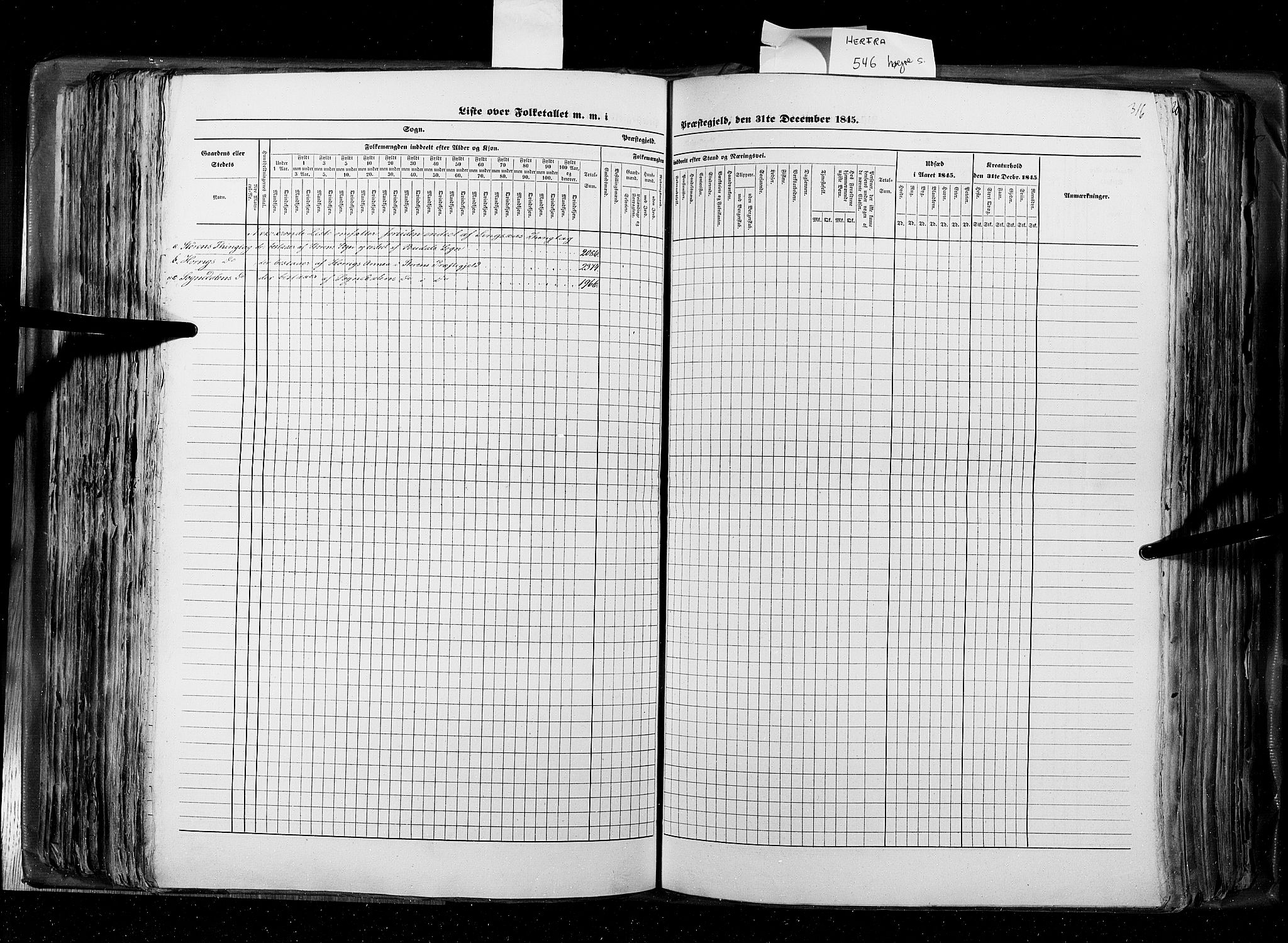 RA, Census 1845, vol. 8: Romsdal amt og Søndre Trondhjems amt, 1845, p. 316