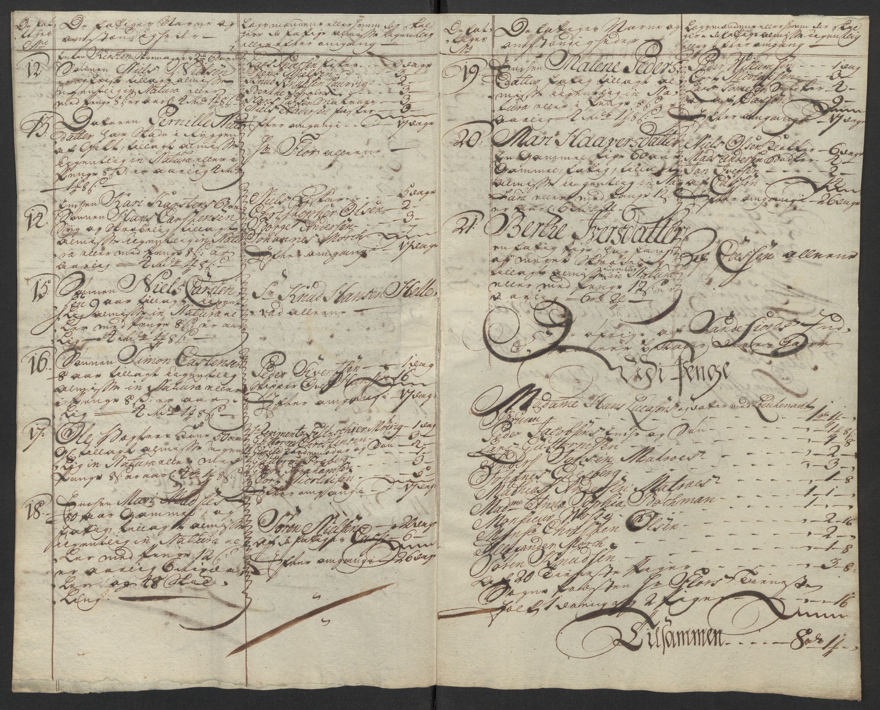 Kristiania tukthus, AV/SAO-A-10644/A/Ad/Adb/L0011: Innkomne skriv, rapporter og regnskap, 1742-1783, p. 168