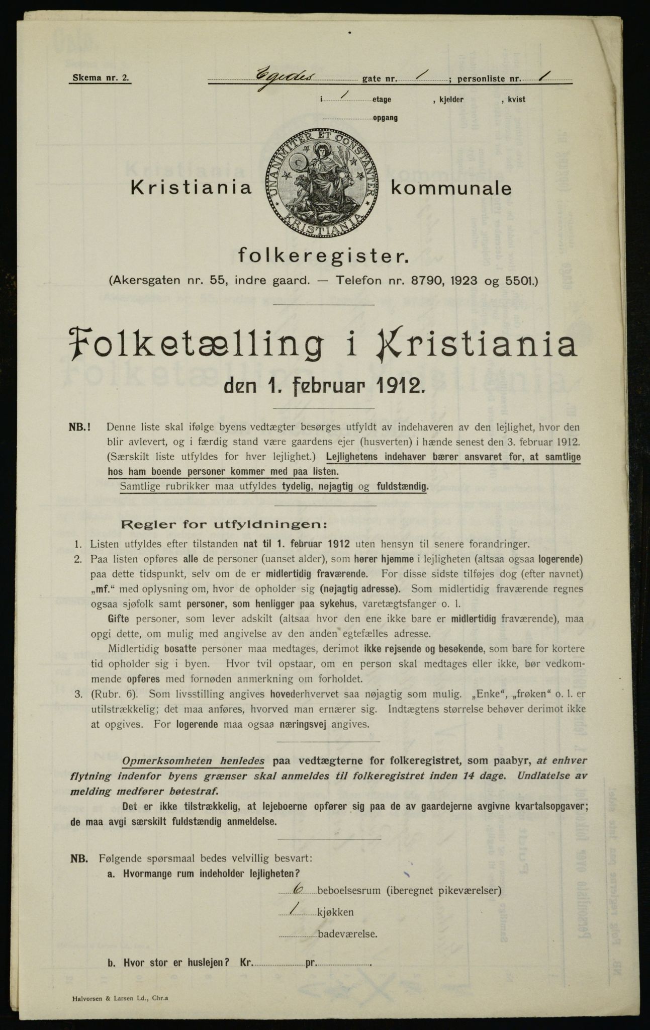 OBA, Municipal Census 1912 for Kristiania, 1912, p. 18671