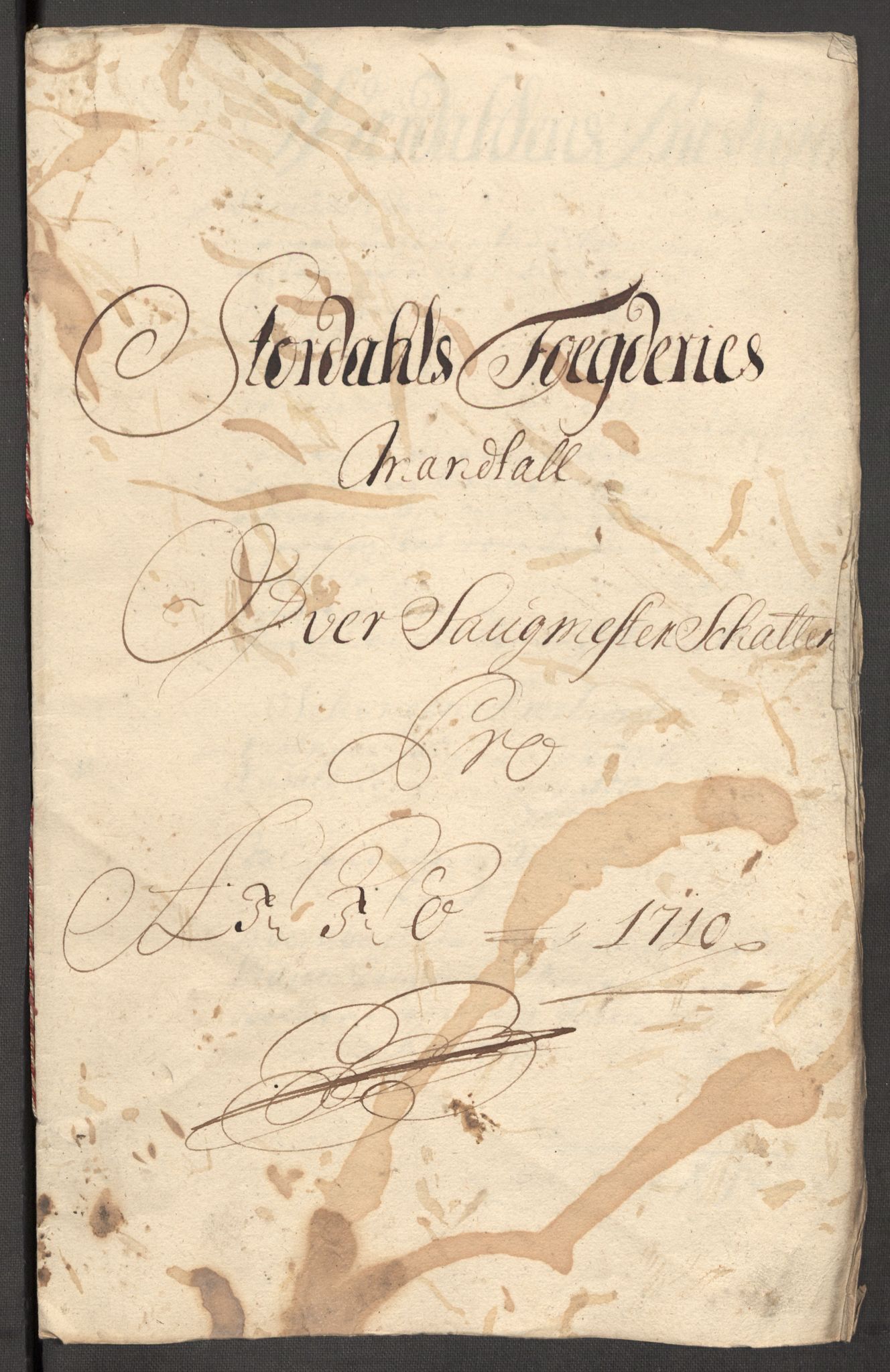 Rentekammeret inntil 1814, Reviderte regnskaper, Fogderegnskap, AV/RA-EA-4092/R62/L4200: Fogderegnskap Stjørdal og Verdal, 1710, p. 124