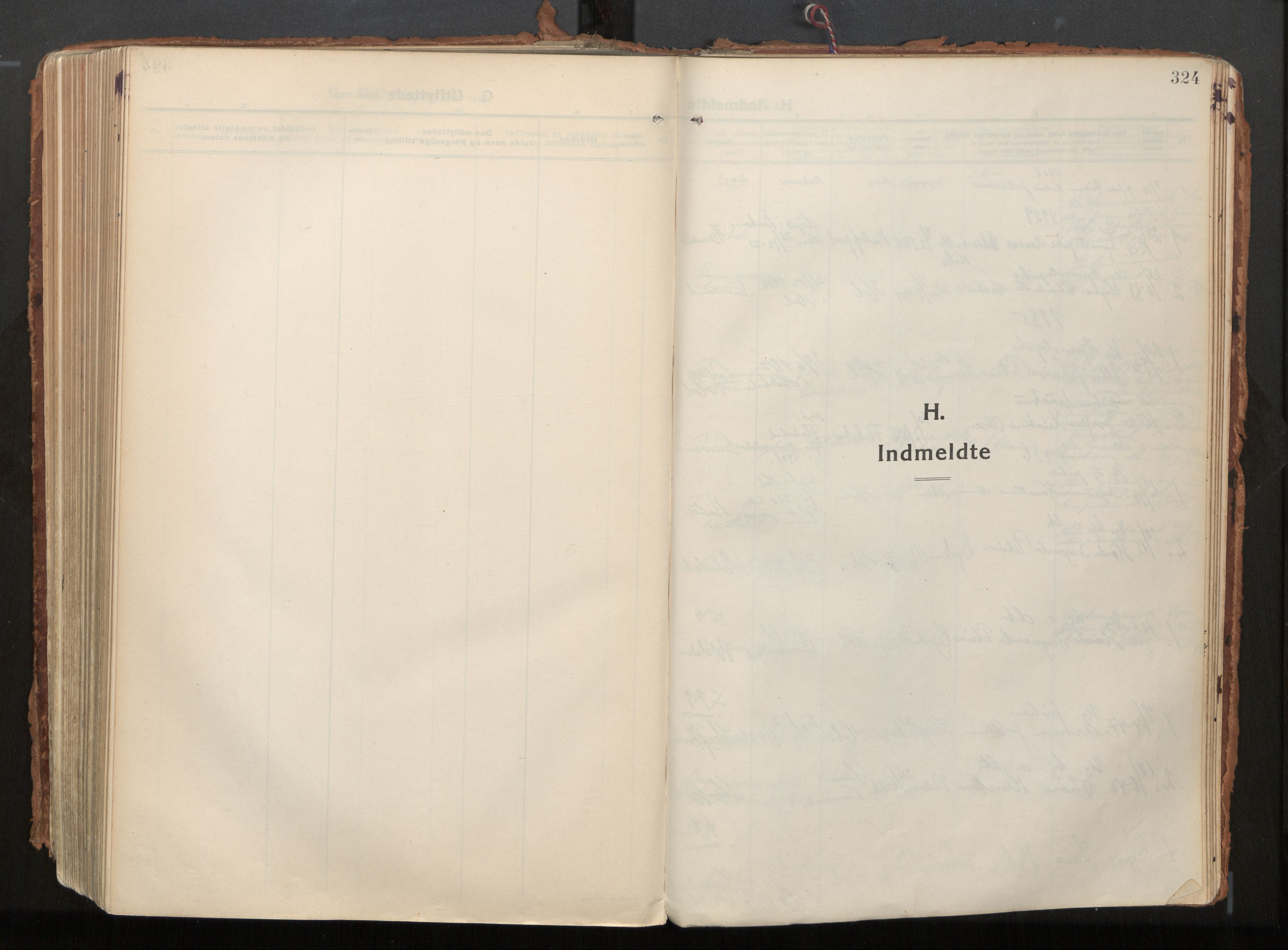 Ministerialprotokoller, klokkerbøker og fødselsregistre - Nordland, SAT/A-1459/882/L1181: Parish register (official) no. 882A03, 1913-1937, p. 324