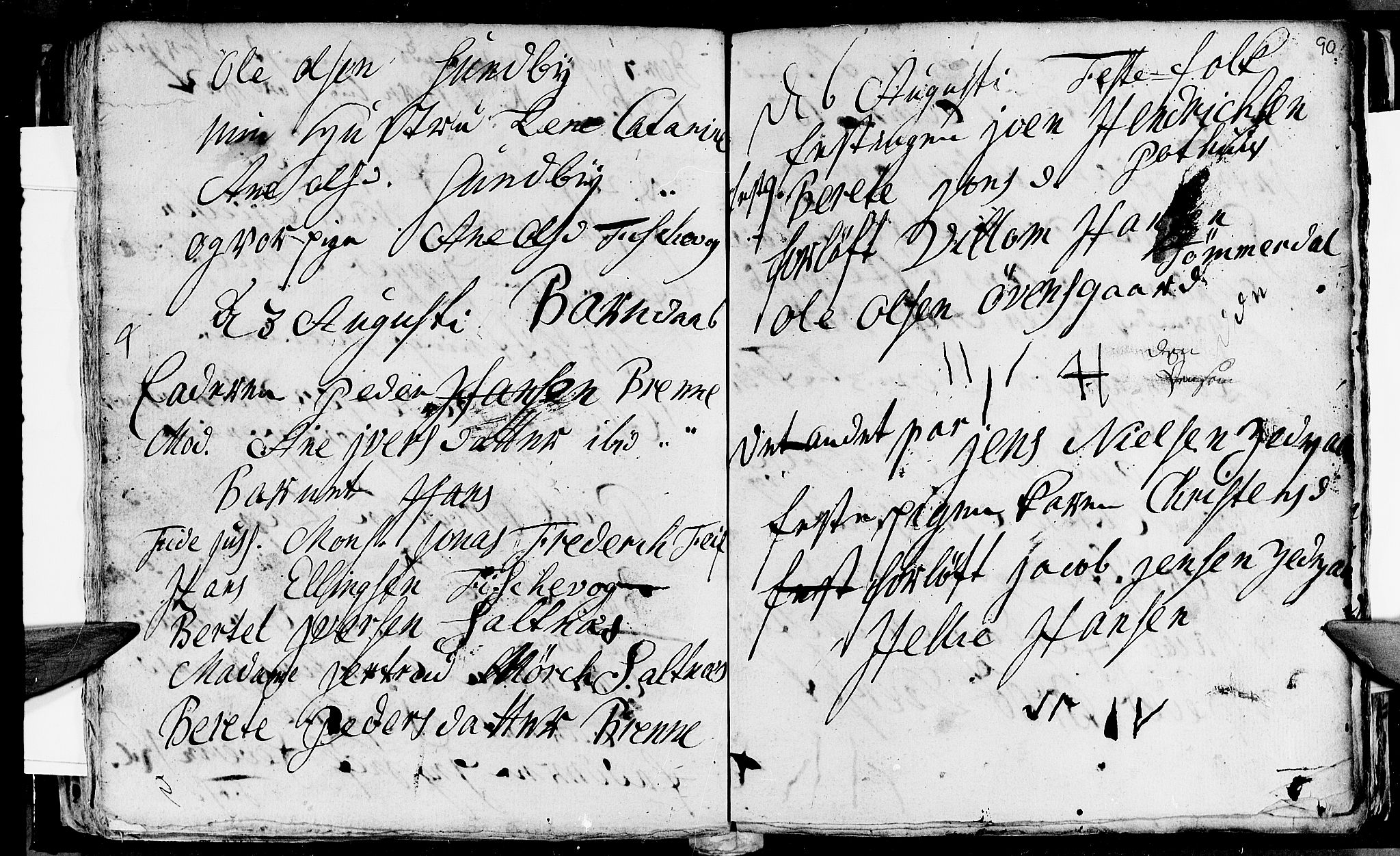 Ministerialprotokoller, klokkerbøker og fødselsregistre - Nordland, AV/SAT-A-1459/847/L0662: Parish register (official) no. 847A02, 1735-1749, p. 90