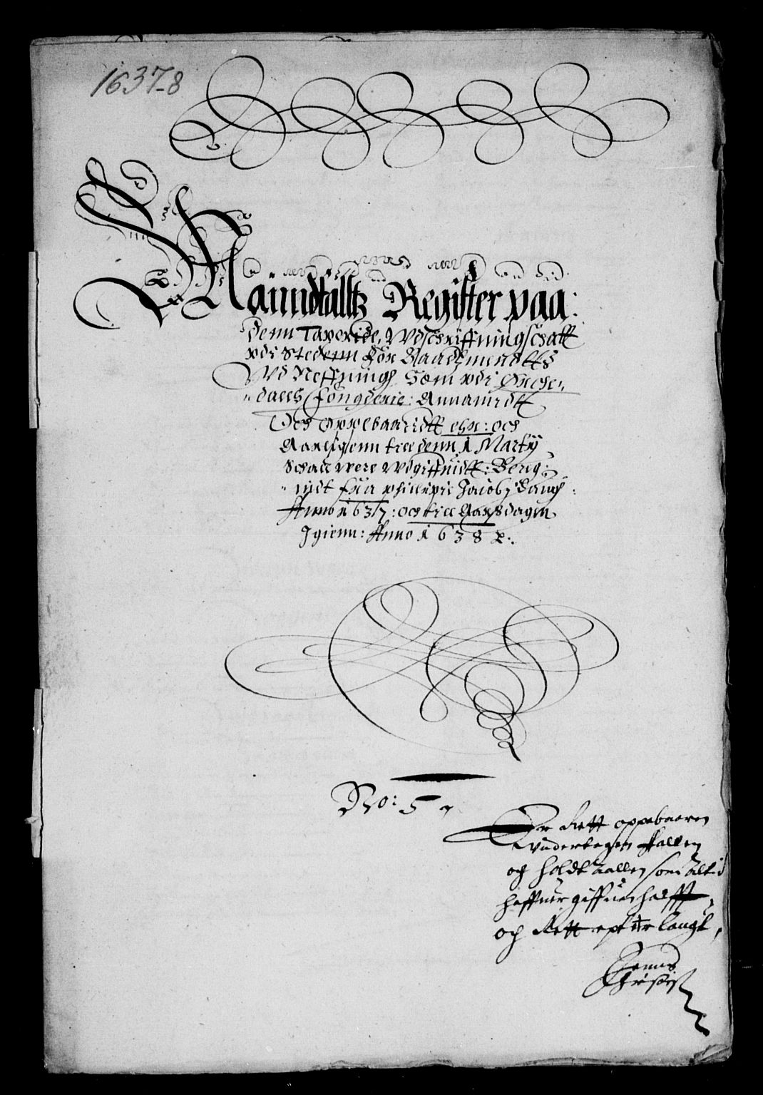 Rentekammeret inntil 1814, Reviderte regnskaper, Lensregnskaper, AV/RA-EA-5023/R/Rb/Rbw/L0062: Trondheim len, 1637-1639