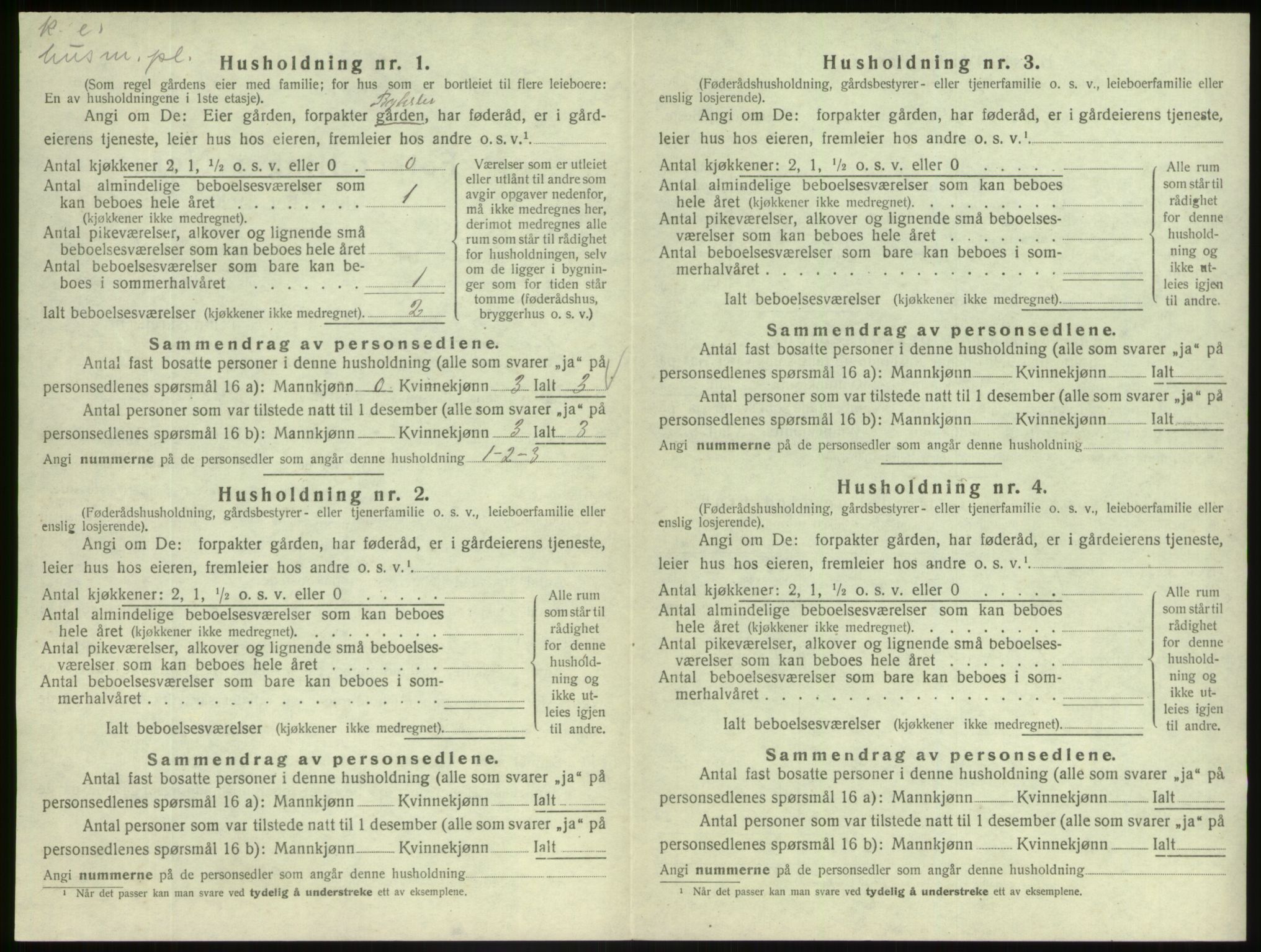 SAB, 1920 census for Askvoll, 1920, p. 779