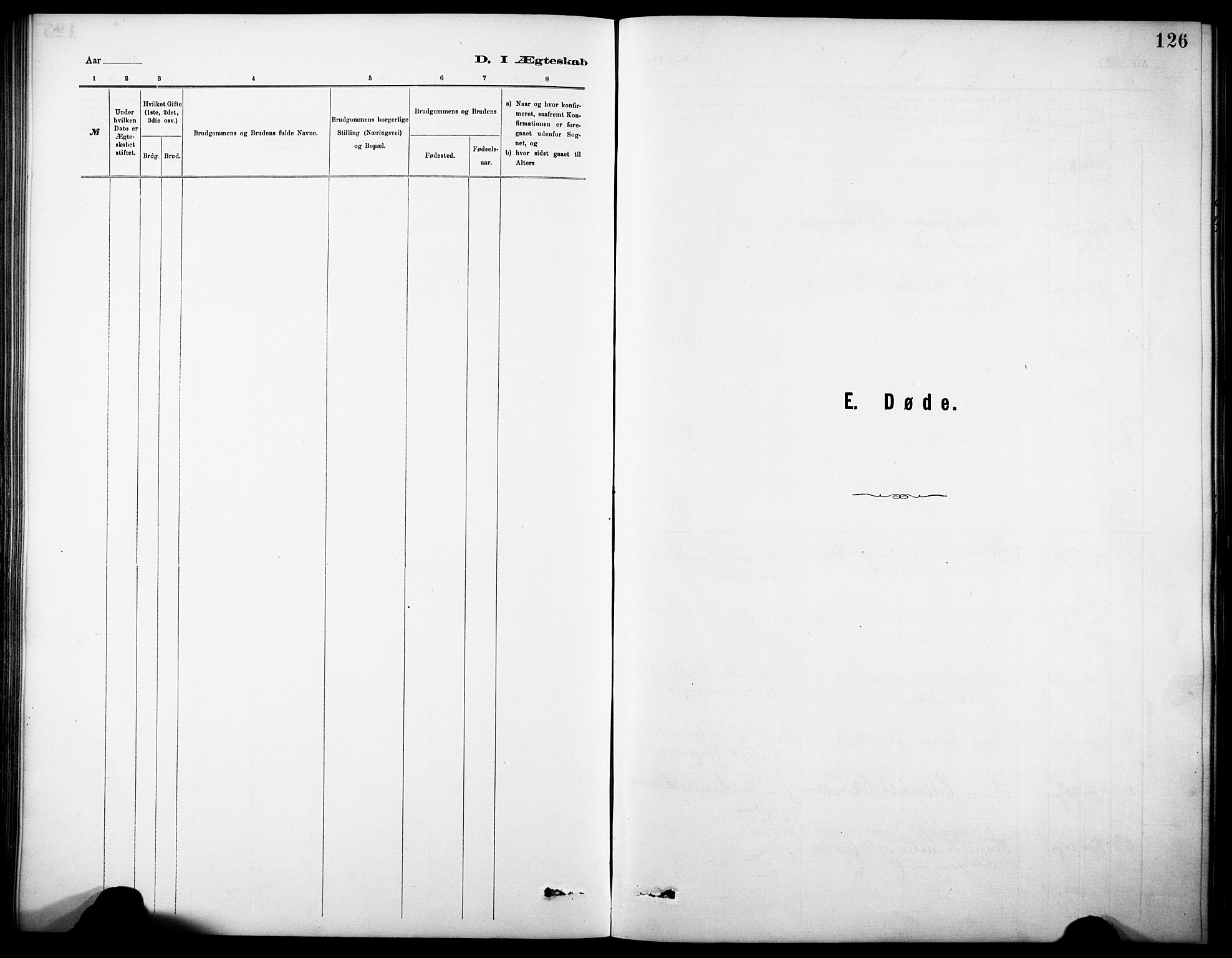 Sandar kirkebøker, SAKO/A-243/F/Fa/L0013: Parish register (official) no. 13, 1883-1895, p. 126
