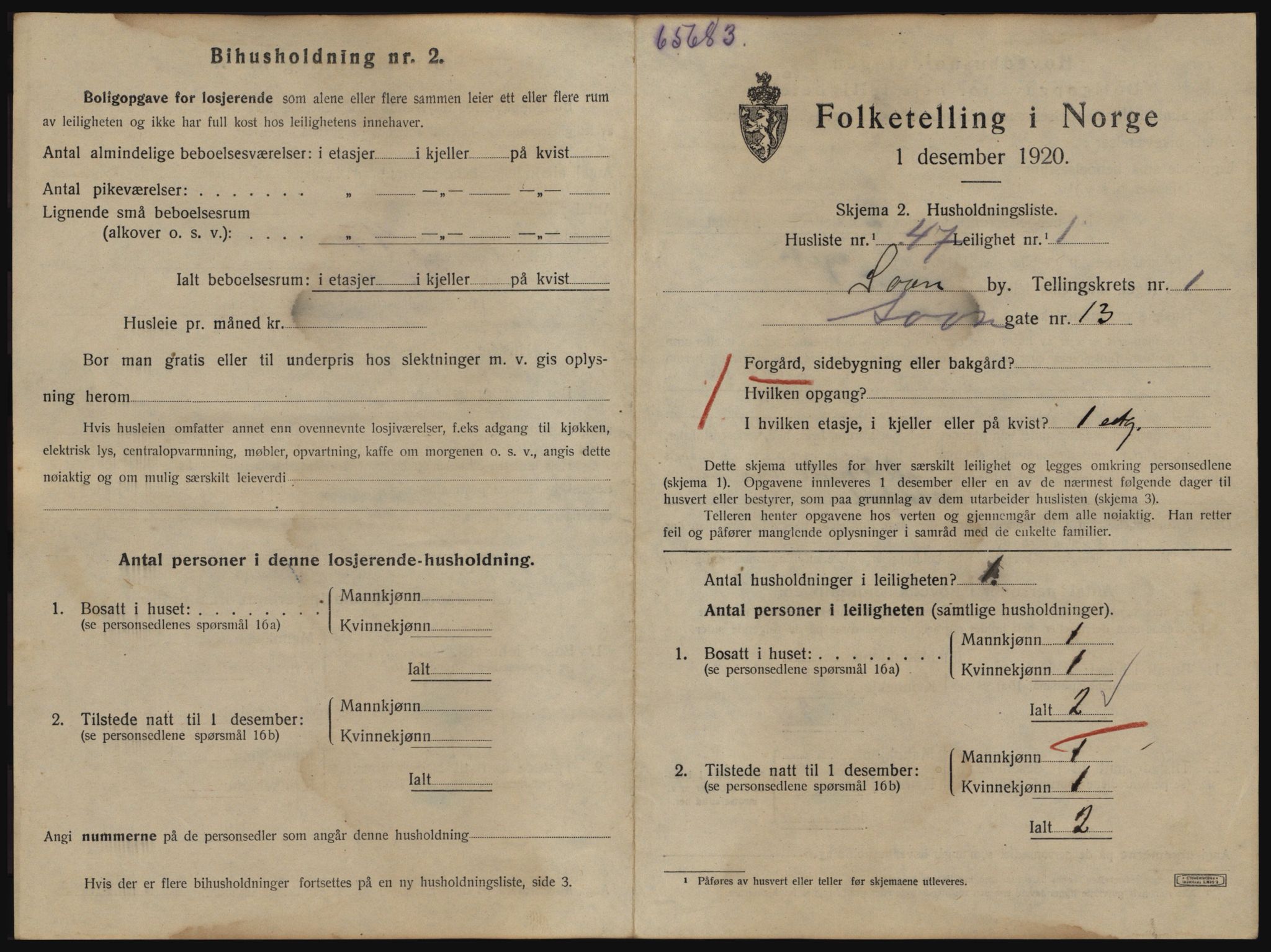 SAO, 1920 census for Son, 1920, p. 340