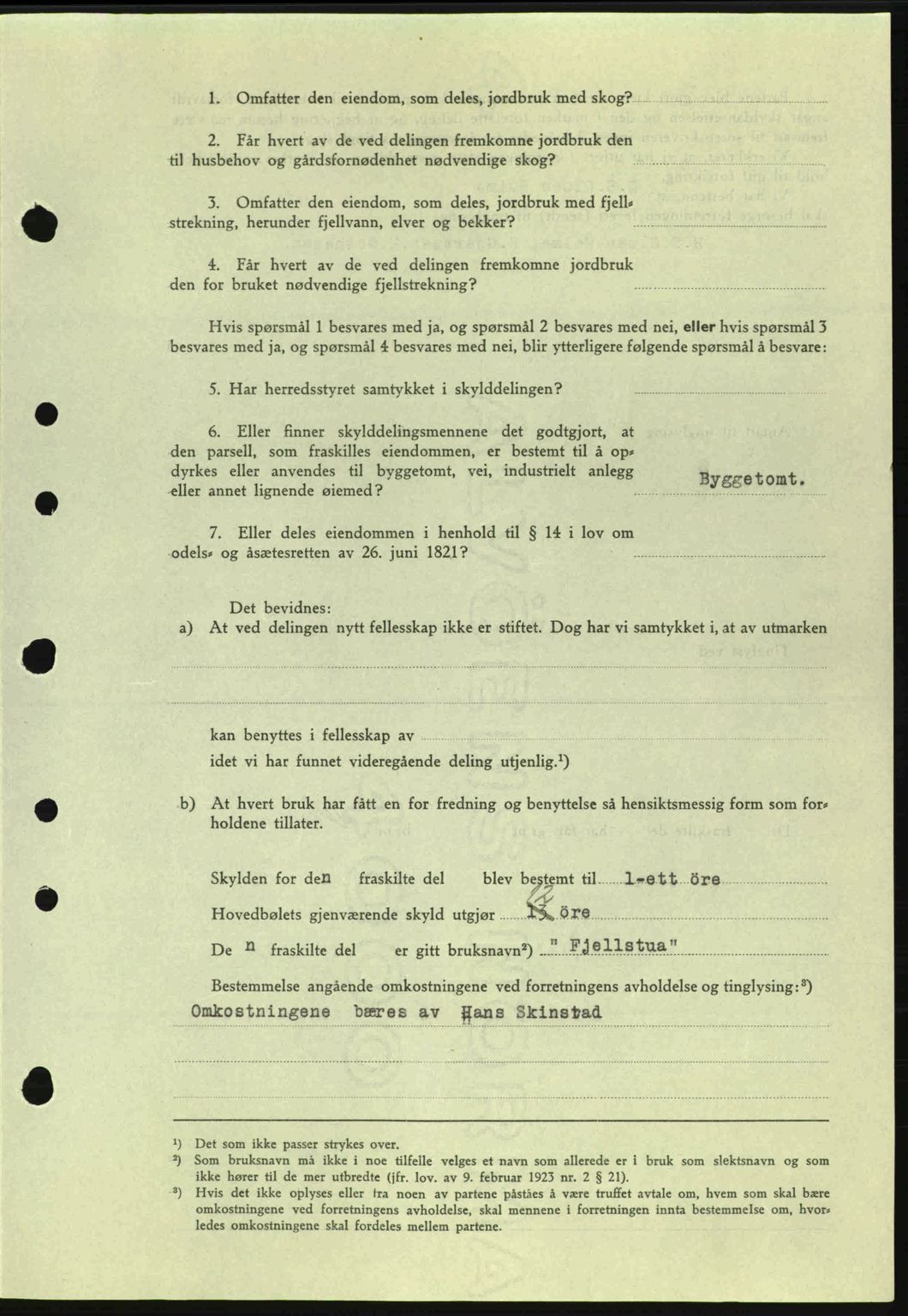 Tønsberg sorenskriveri, AV/SAKO-A-130/G/Ga/Gaa/L0010: Mortgage book no. A10, 1941-1941, Diary no: : 1007/1941