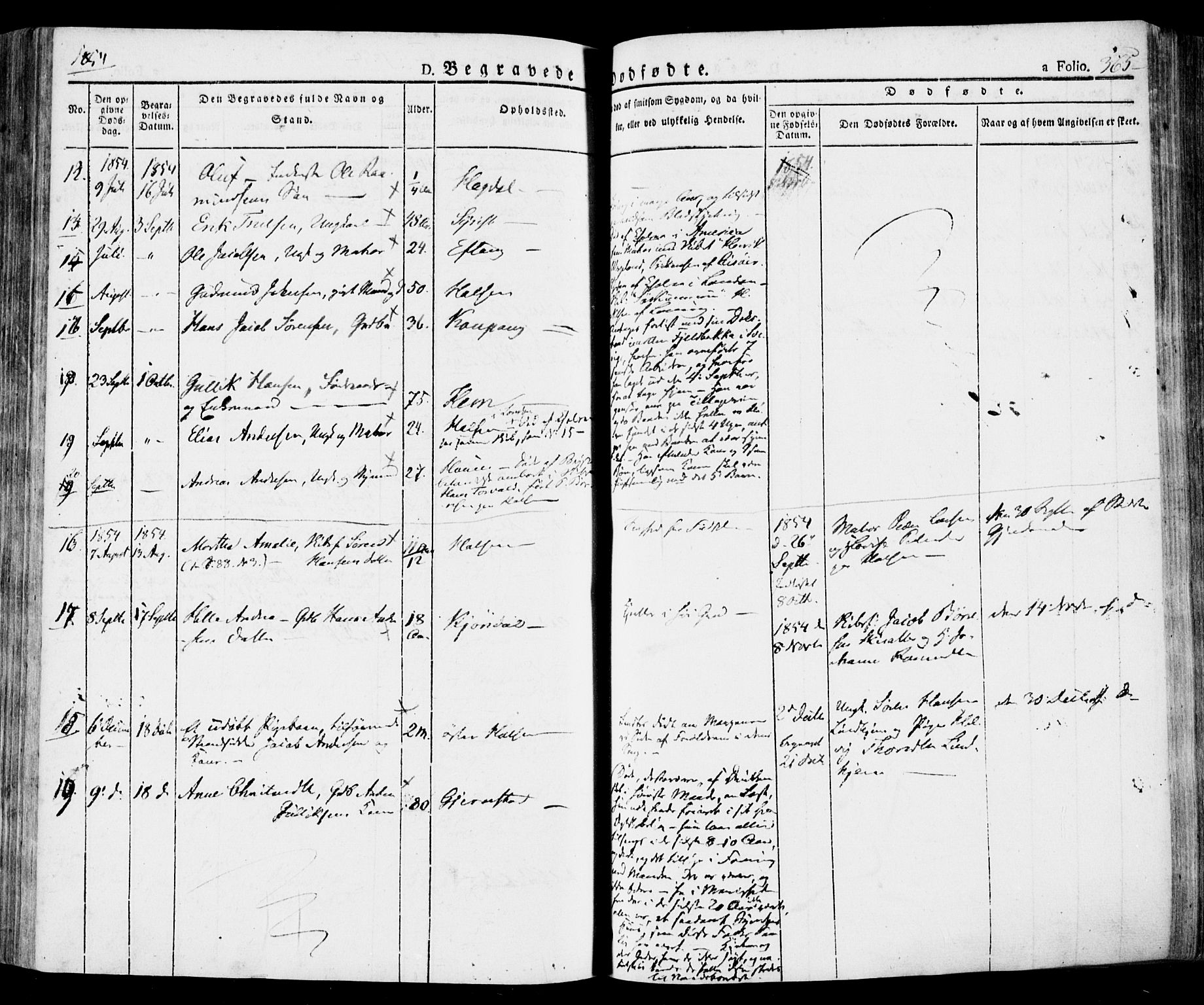 Tjølling kirkebøker, SAKO/A-60/F/Fa/L0006: Parish register (official) no. 6, 1835-1859, p. 365