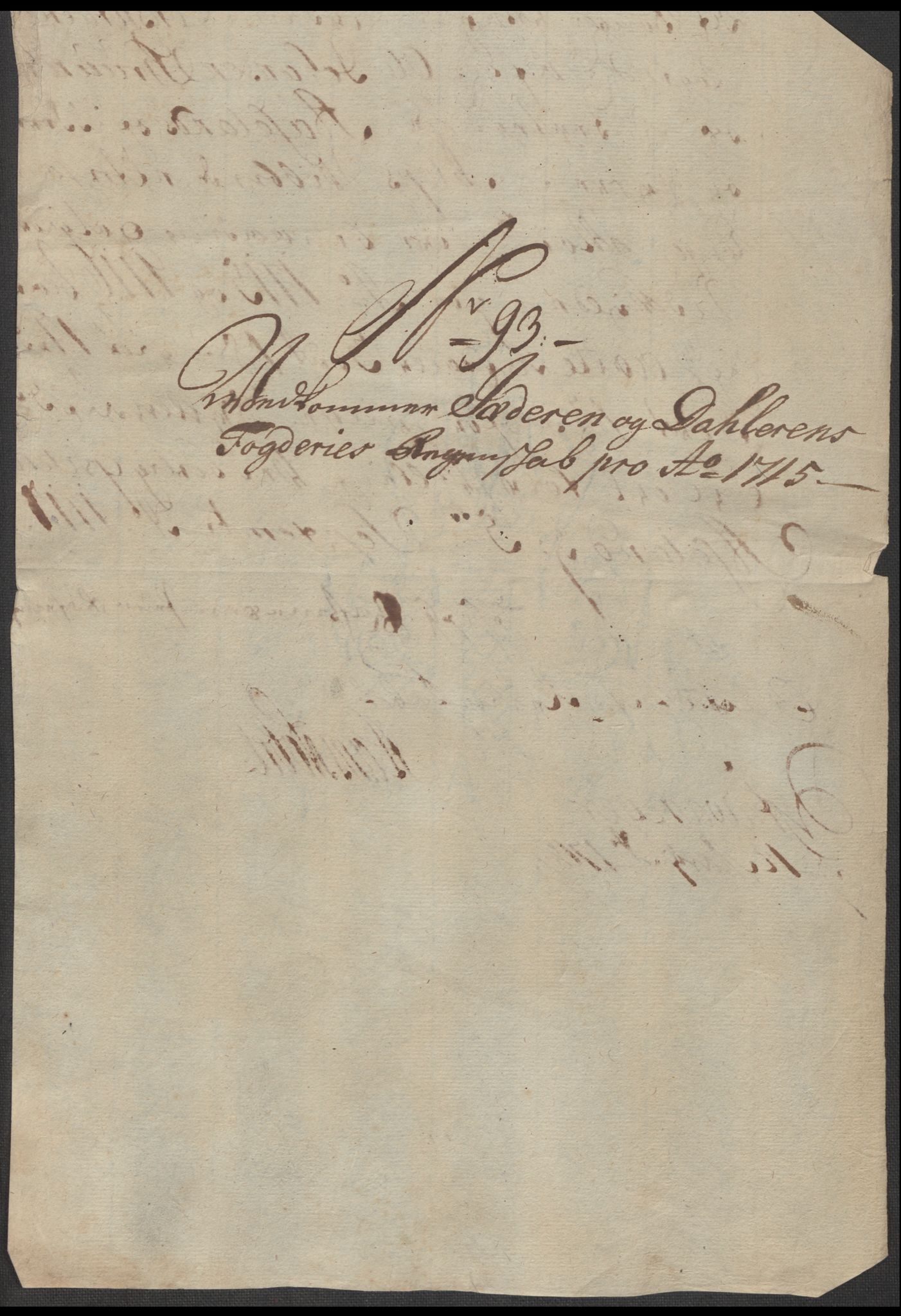 Rentekammeret inntil 1814, Reviderte regnskaper, Fogderegnskap, AV/RA-EA-4092/R46/L2740: Fogderegnskap Jæren og Dalane, 1715-1716, p. 284