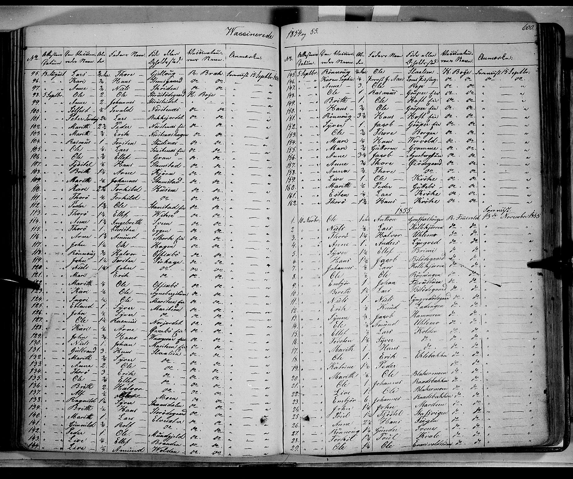Lom prestekontor, SAH/PREST-070/K/L0006: Parish register (official) no. 6B, 1837-1863, p. 600