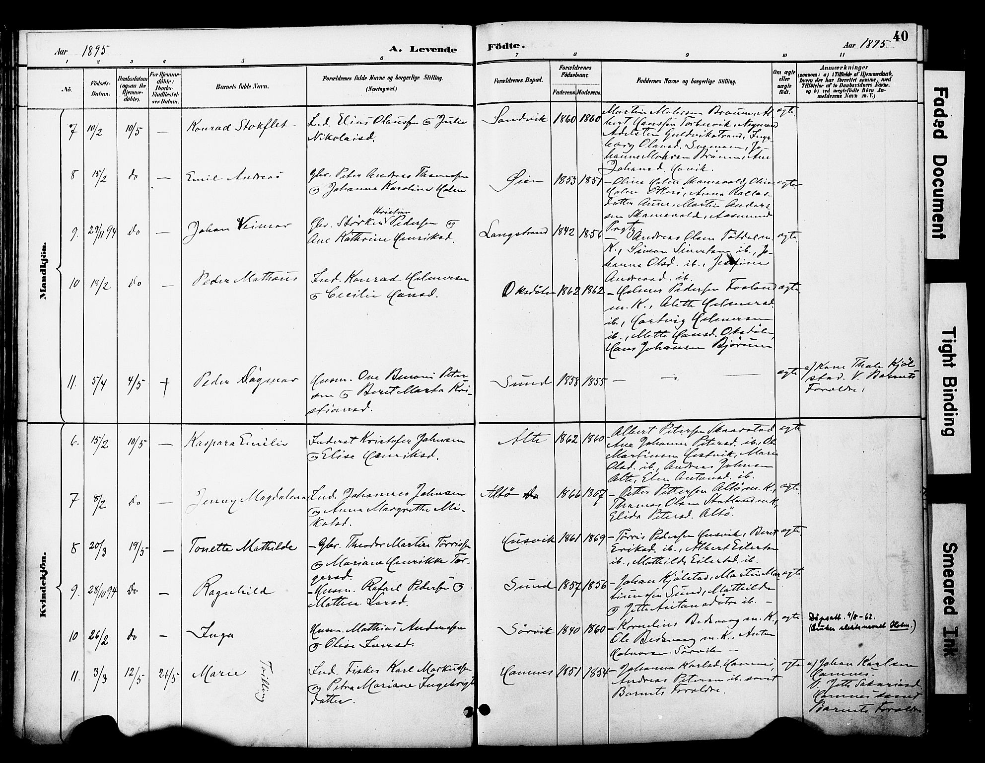 Ministerialprotokoller, klokkerbøker og fødselsregistre - Nord-Trøndelag, SAT/A-1458/774/L0628: Parish register (official) no. 774A02, 1887-1903, p. 40