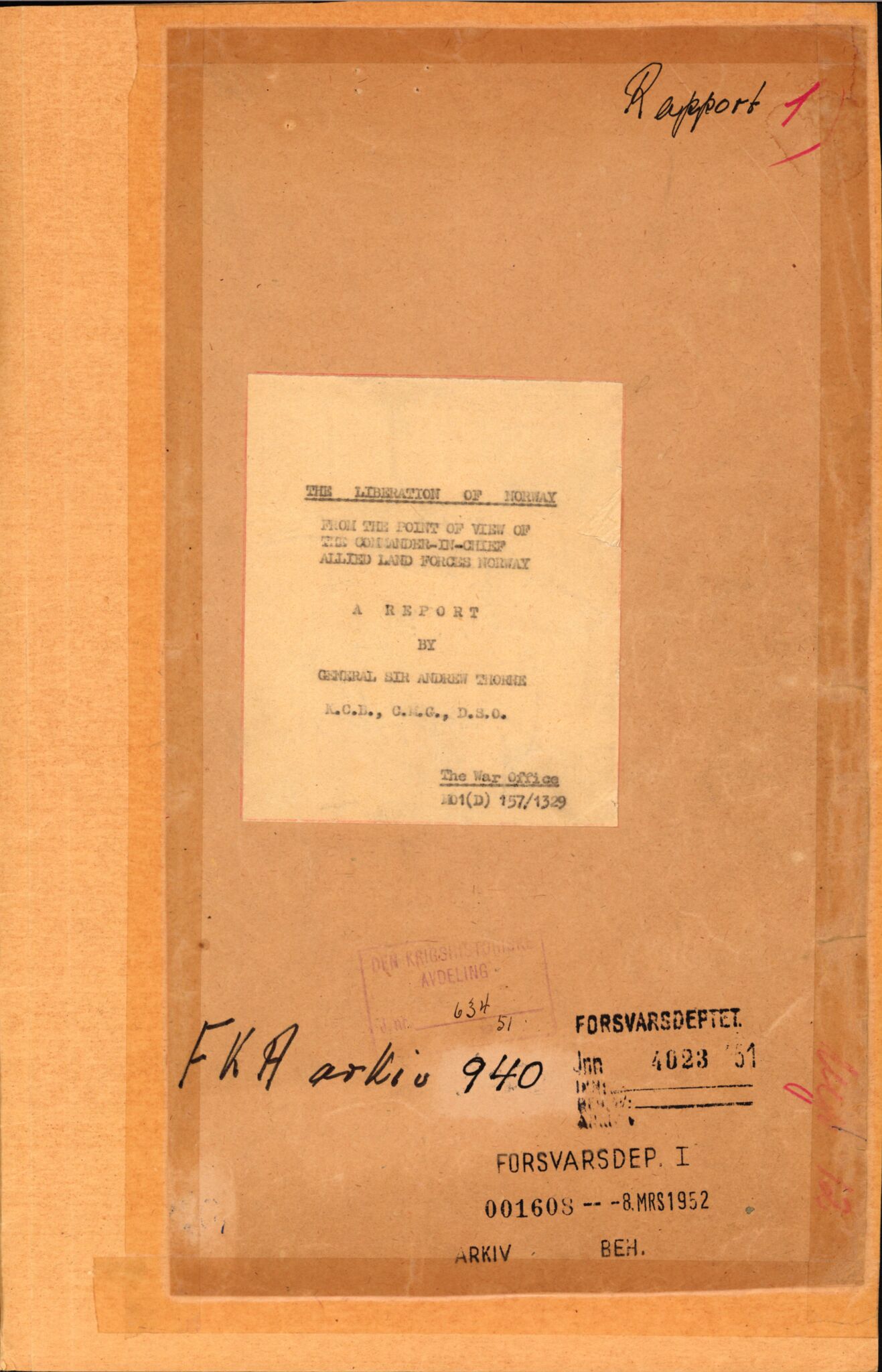Forsvaret, Forsvarets krigshistoriske avdeling, RA/RAFA-2017/Y/Yd/L0171: II-C-11-940  -  Storbritannia., 1939-1947, p. 654