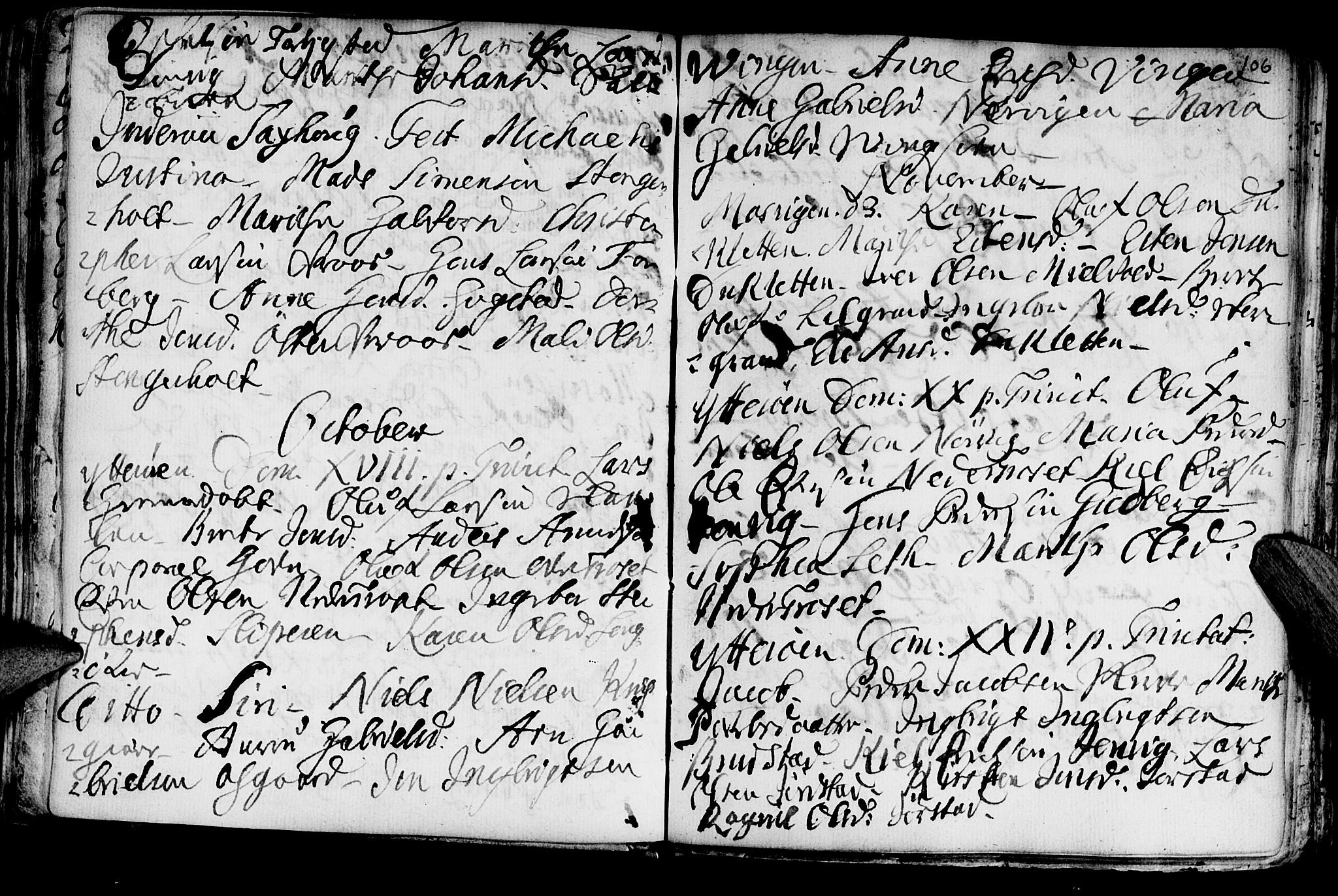 Ministerialprotokoller, klokkerbøker og fødselsregistre - Nord-Trøndelag, SAT/A-1458/722/L0215: Parish register (official) no. 722A02, 1718-1755, p. 106