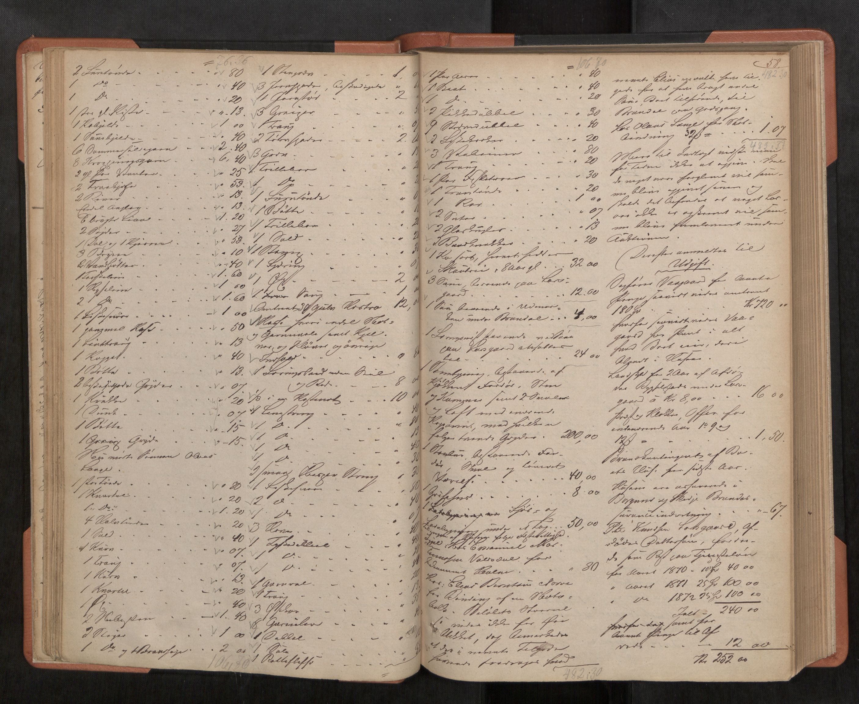Nordre Sunnmøre sorenskriveri, AV/SAT-A-0006/1/3/3C/L0001: protokoll, 1872-1894, p. 58