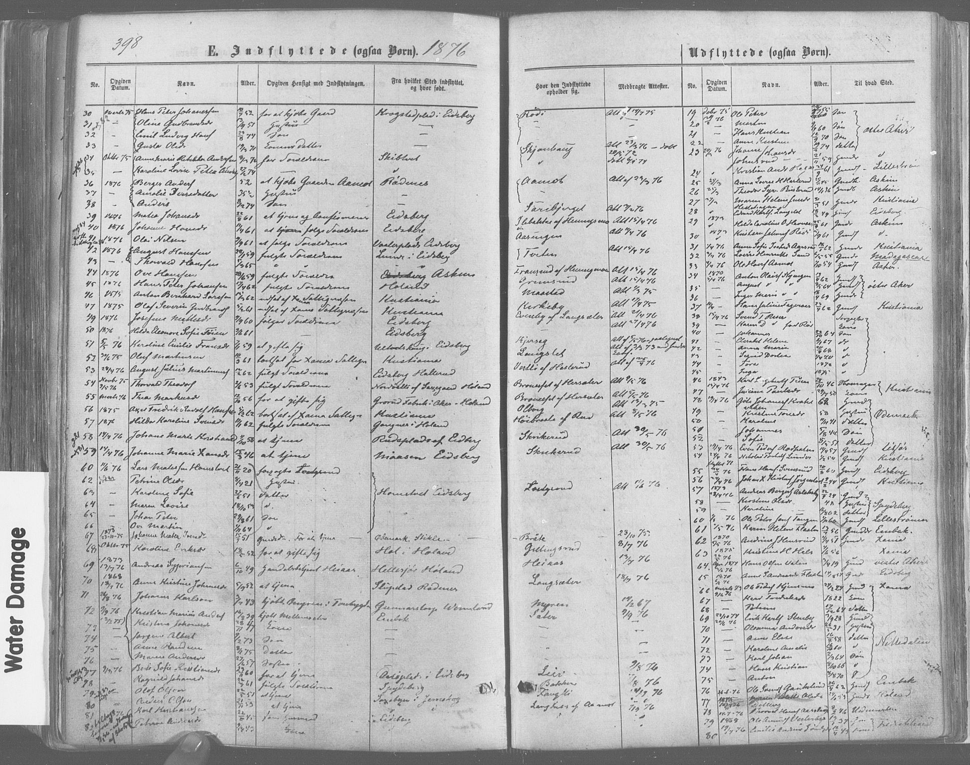Trøgstad prestekontor Kirkebøker, SAO/A-10925/F/Fa/L0009: Parish register (official) no. I 9, 1865-1877, p. 398