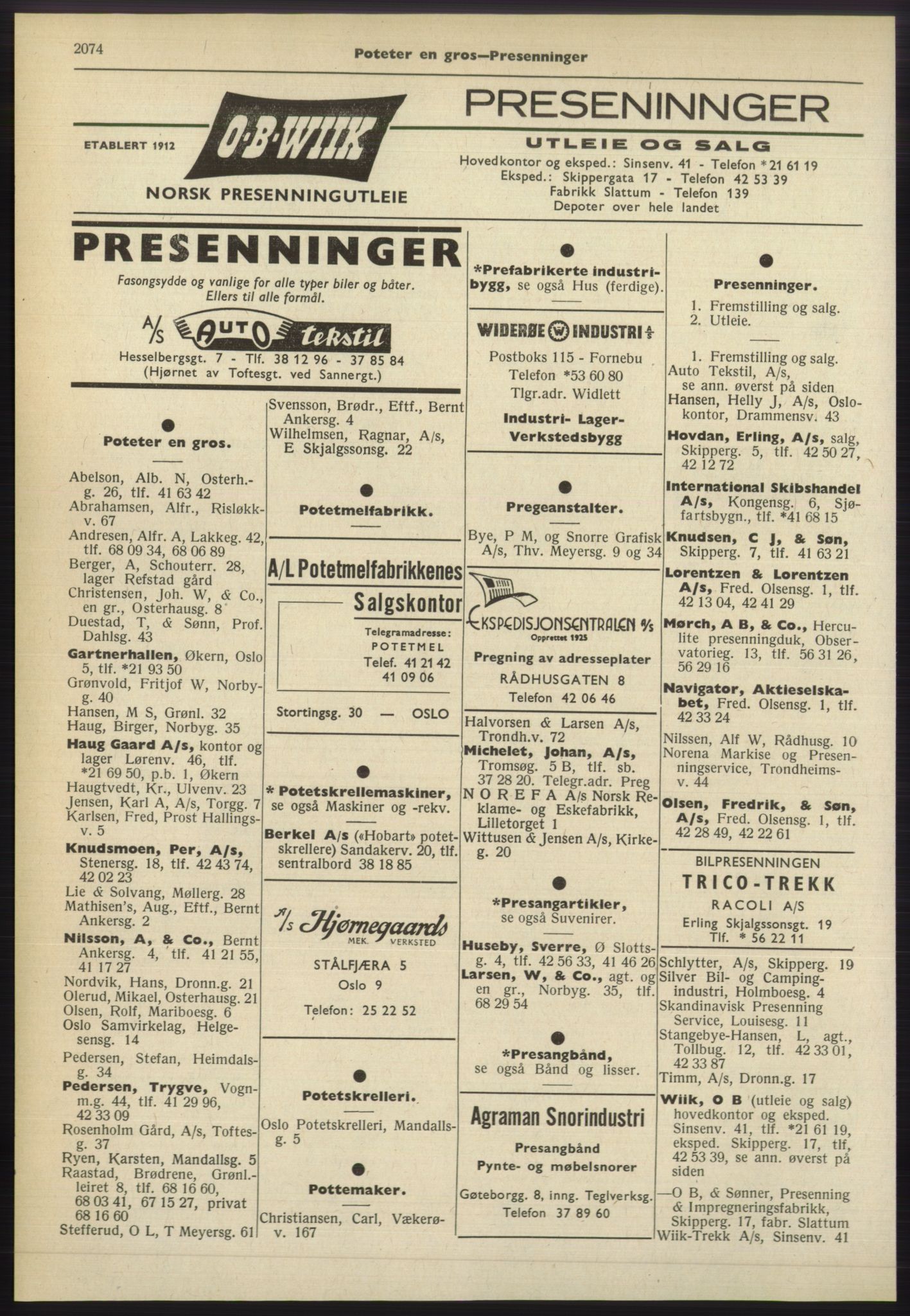 Kristiania/Oslo adressebok, PUBL/-, 1965-1966, p. 2074