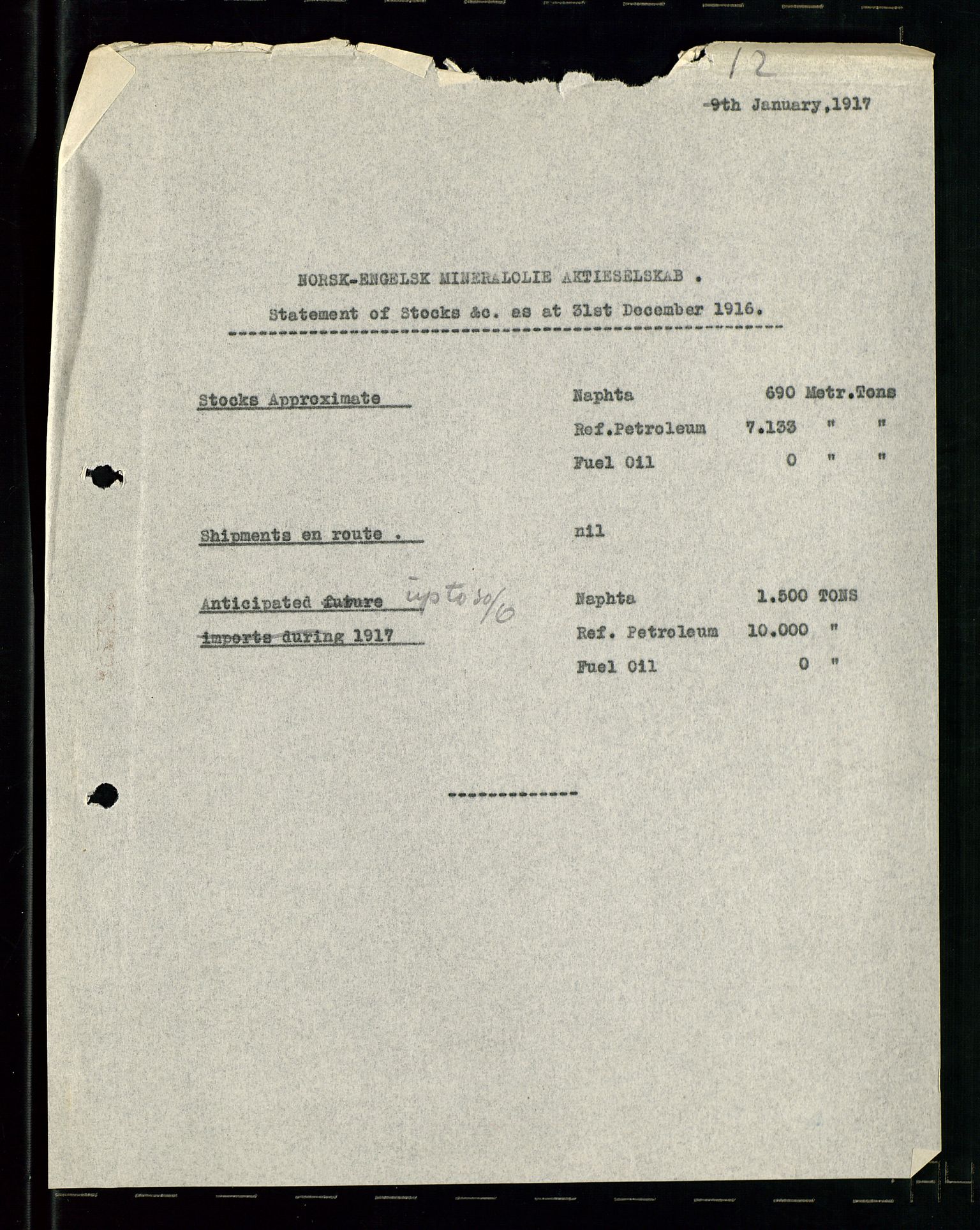 Pa 1521 - A/S Norske Shell, SAST/A-101915/E/Ea/Eaa/L0001: Sjefskorrespondanse, 1917, p. 702